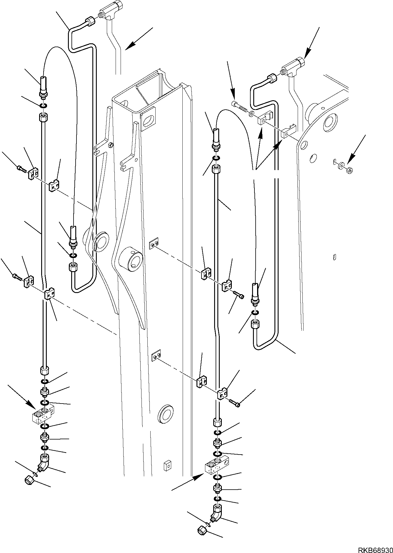 Part 202. HYDRAULIC PIPING (CUTTING AND ROTATING BUCKET) (1/3) [6910]