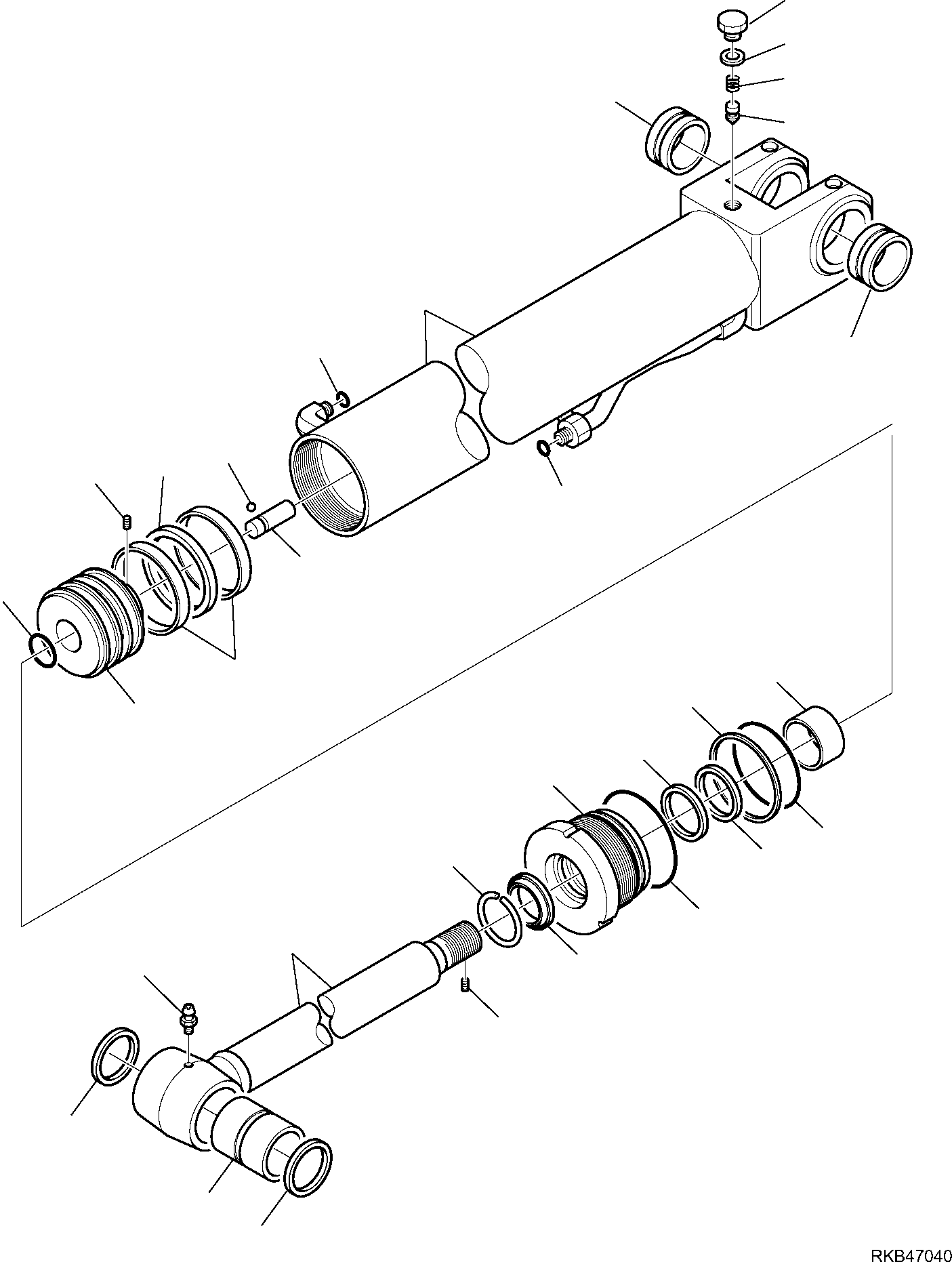 Part 55. BOOM CYLINDER (WITH SIDE DIGGING BOOM) [7337]