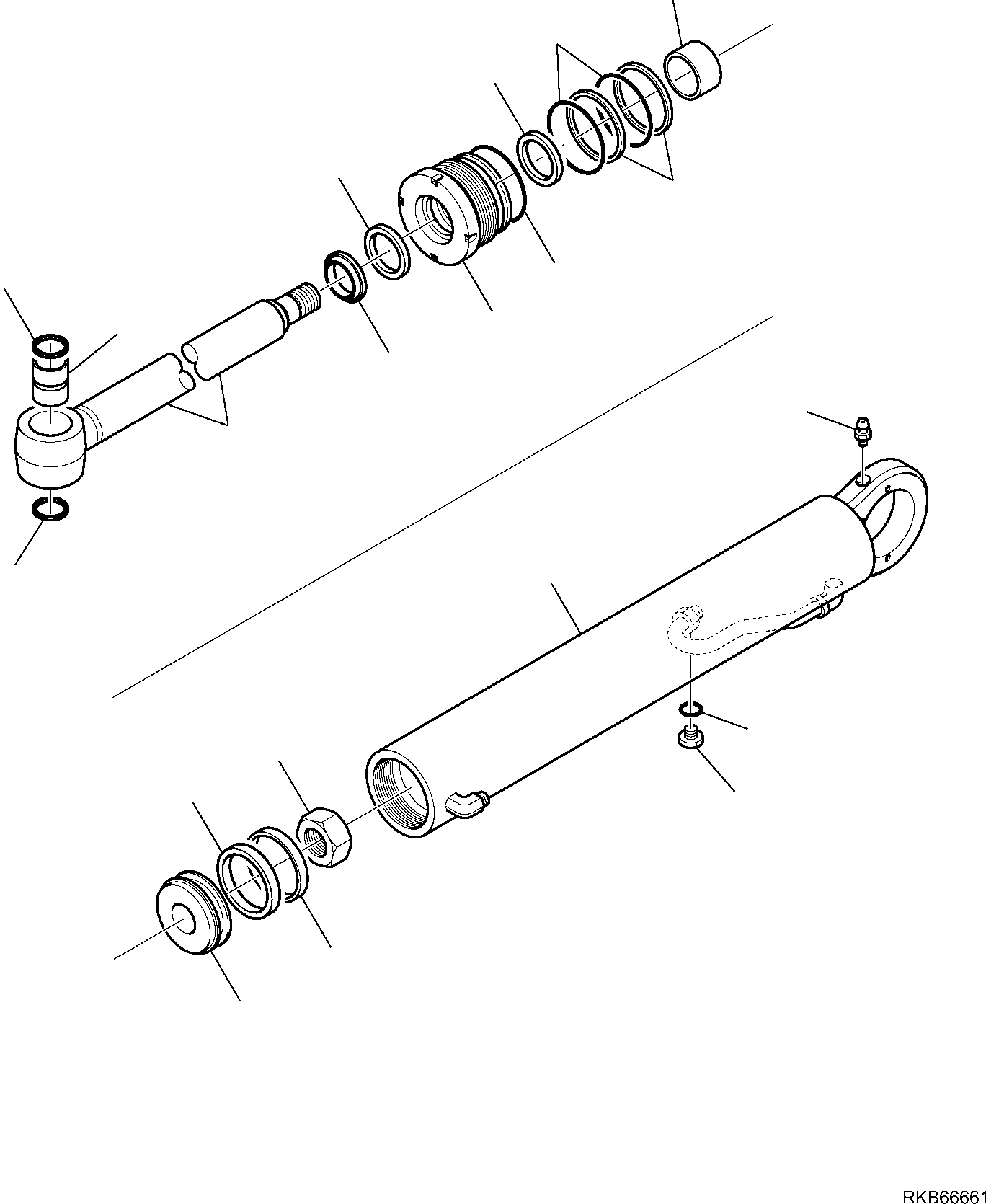 Part 62. ARM CYLINDER (WITH SIDE DIGGIN BOOM) (2/2) [7417]