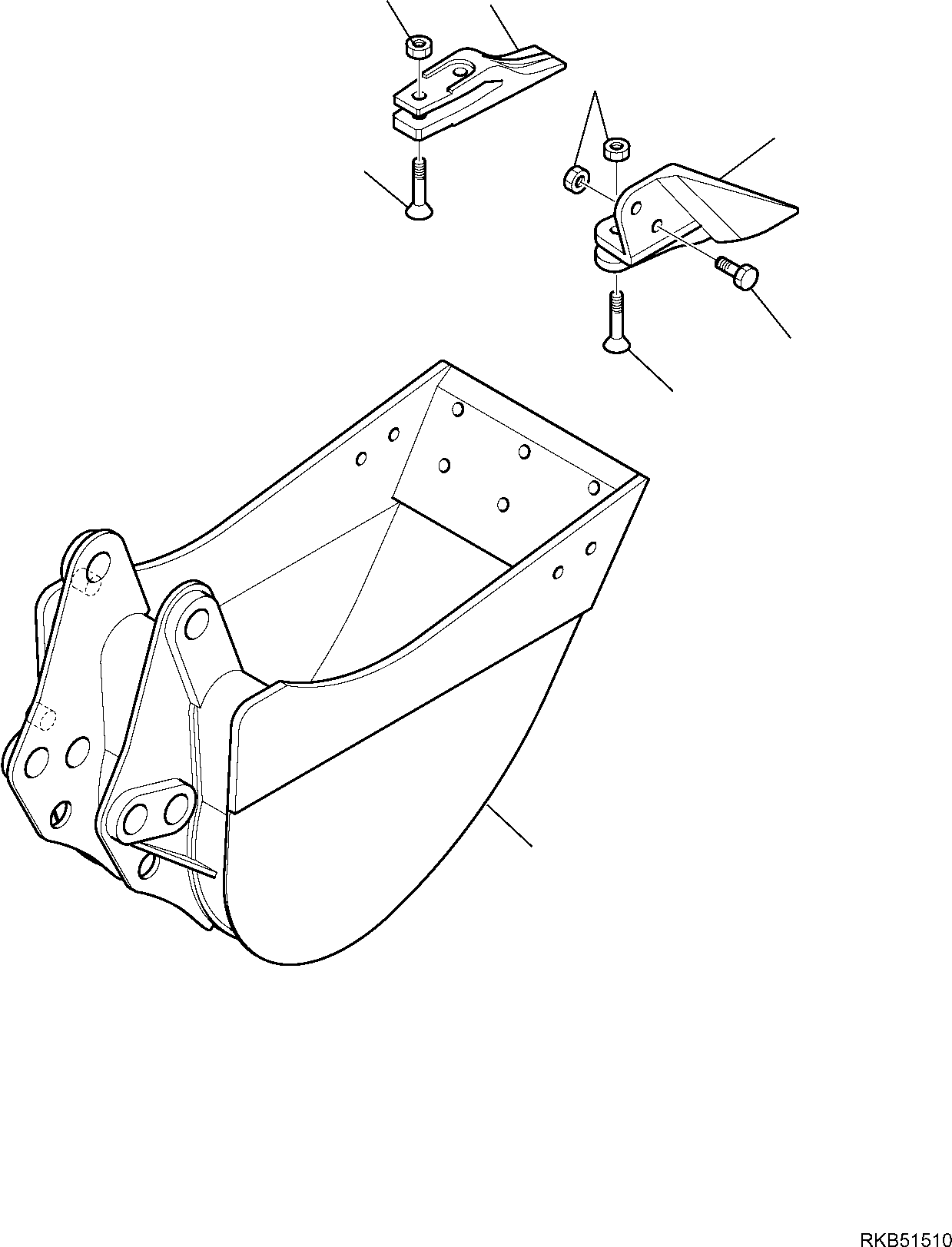 Part 70. BUCKET (L=400 mm) [7460]