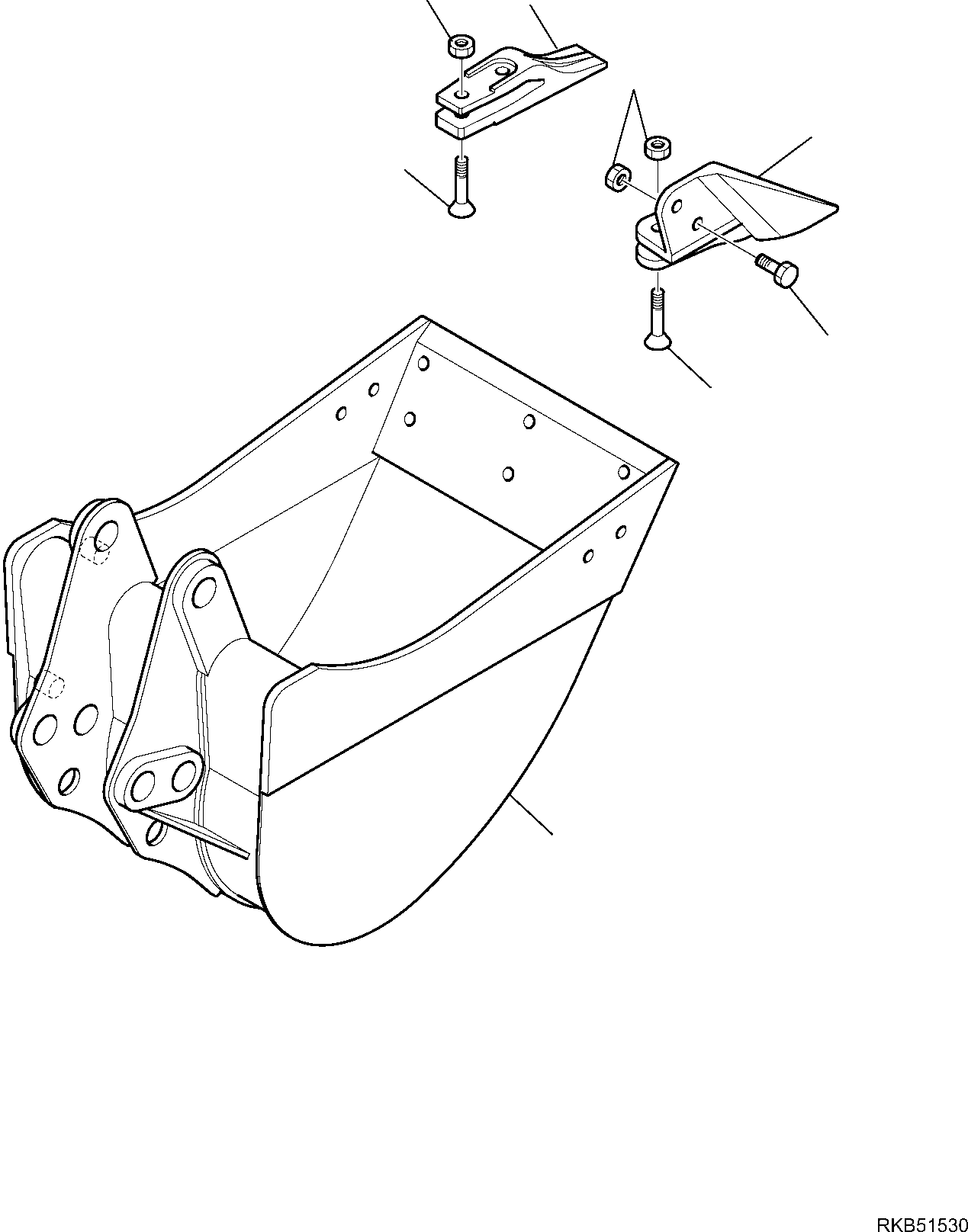 Part 71. BUCKET (L=500 mm) [7465]