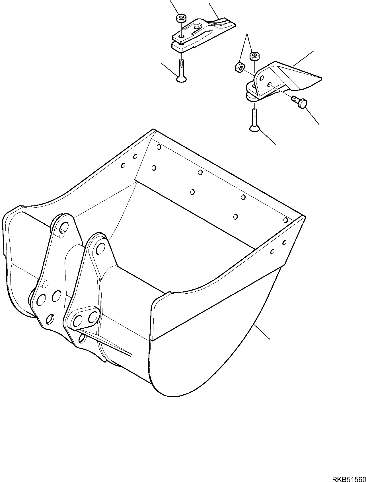 Part 73. BUCKET (L=800 mm) [7475]