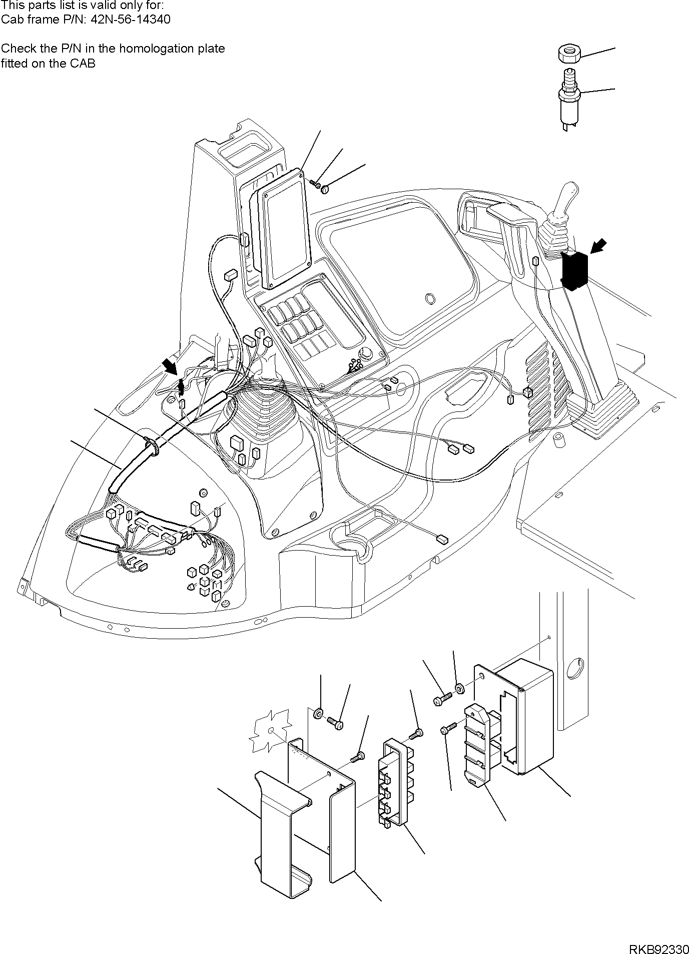 Part 62. ELECTRICAL SYSTEM (CAB) (WITH BACKHOE SERVOCONTROL) (3/5) [1537]