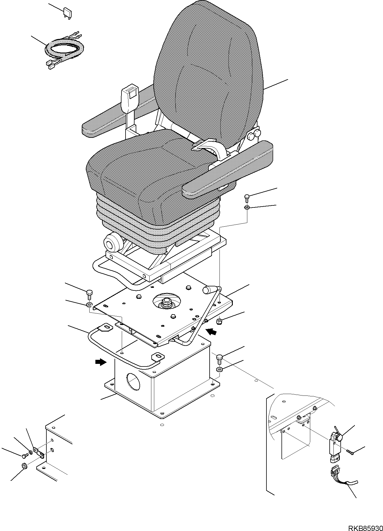 Part 48. OPERATOR'S SEAT (KAB SEATING MODEL 855) (1/2) [5715]