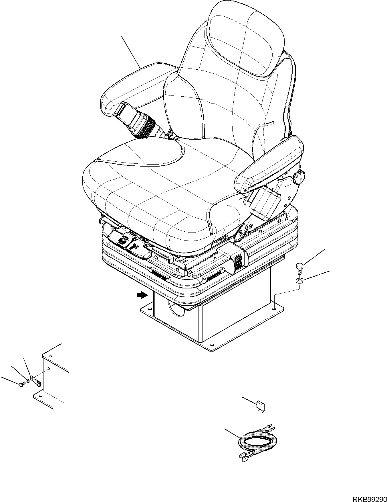 Part 53. OPERATOR'S SEAT (SEARS SEATING) (WITH AIR SUSPENSION) (1/2) [5735]