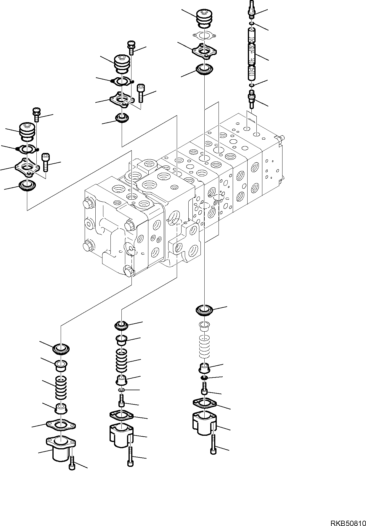 Part 26. 8-SPOOL CONTROL VALVE MECHANICAL CONTROLS (7/17) [6152]