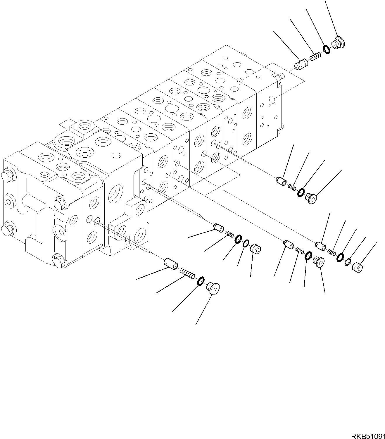 Part 48. 10-SPOOL CONTROL VALVE MECHANICAL CONTROLS (10/17) [6239]