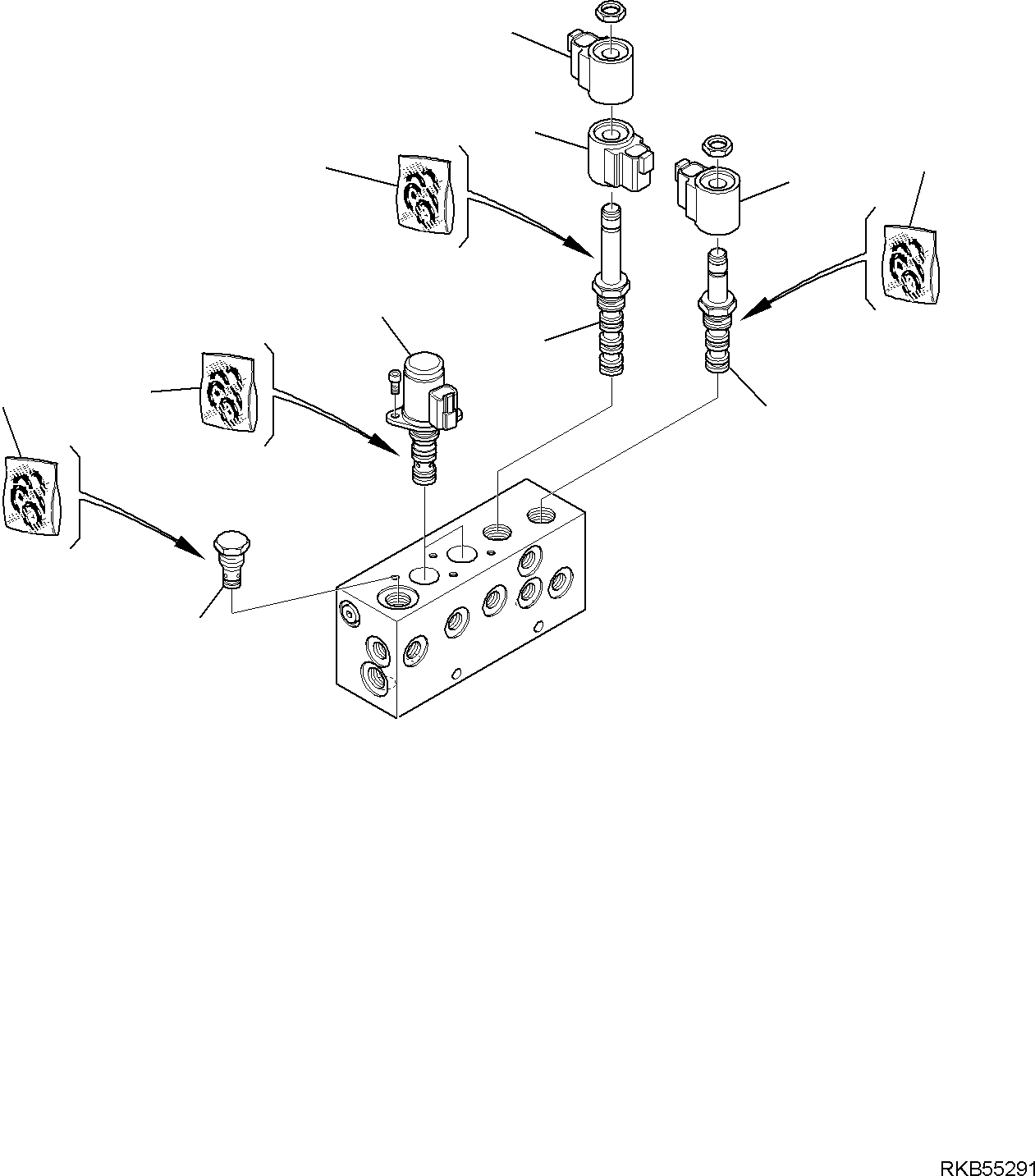 Part 91. SERVOCONTROL FEED UNIT (MECHANICAL CONTROL WITH BUCKET 4 IN 1) [6346]