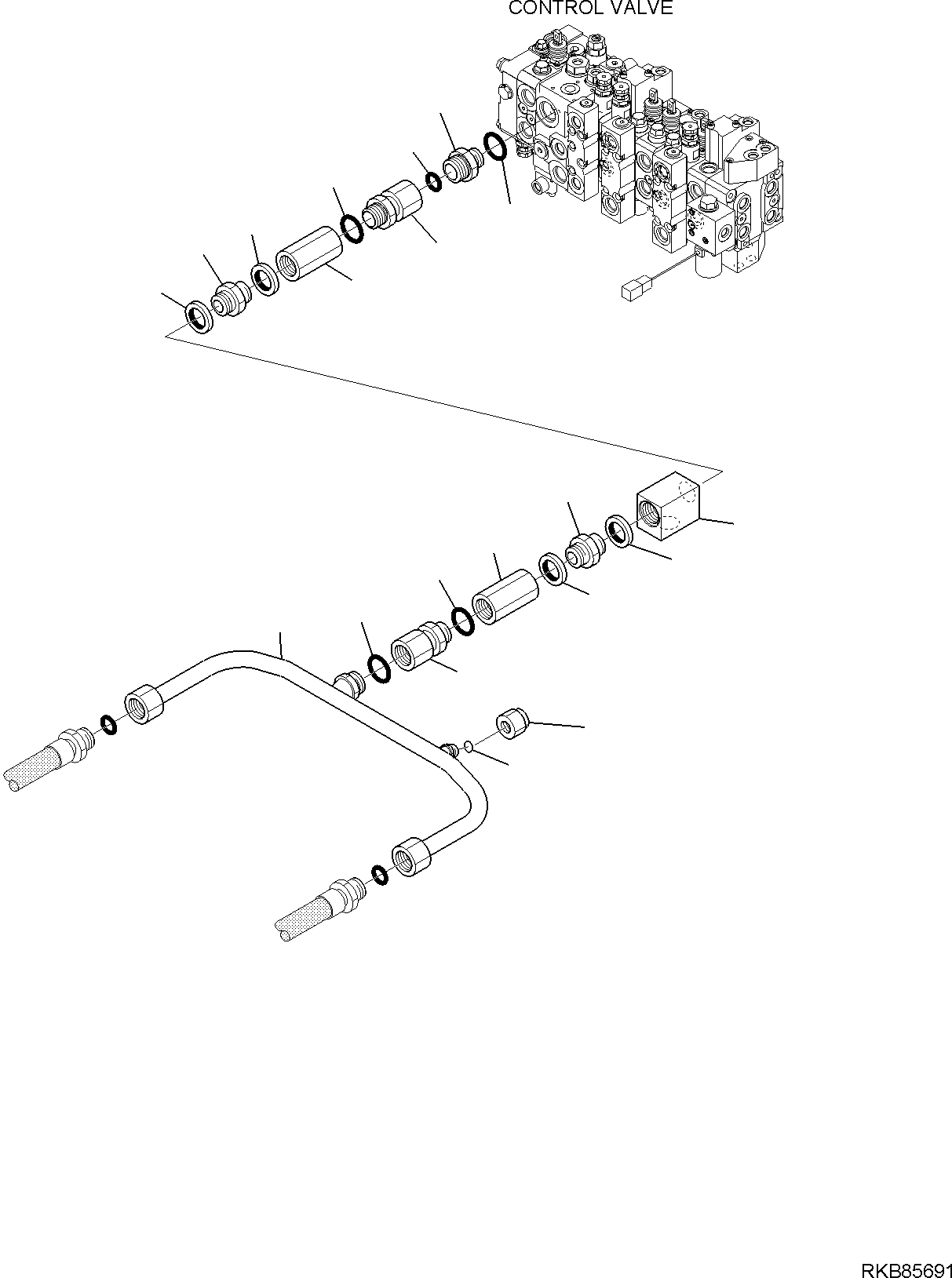 Part 116. HYDRAULIC PIPING (RETURN LINE) (1/5) [6415]