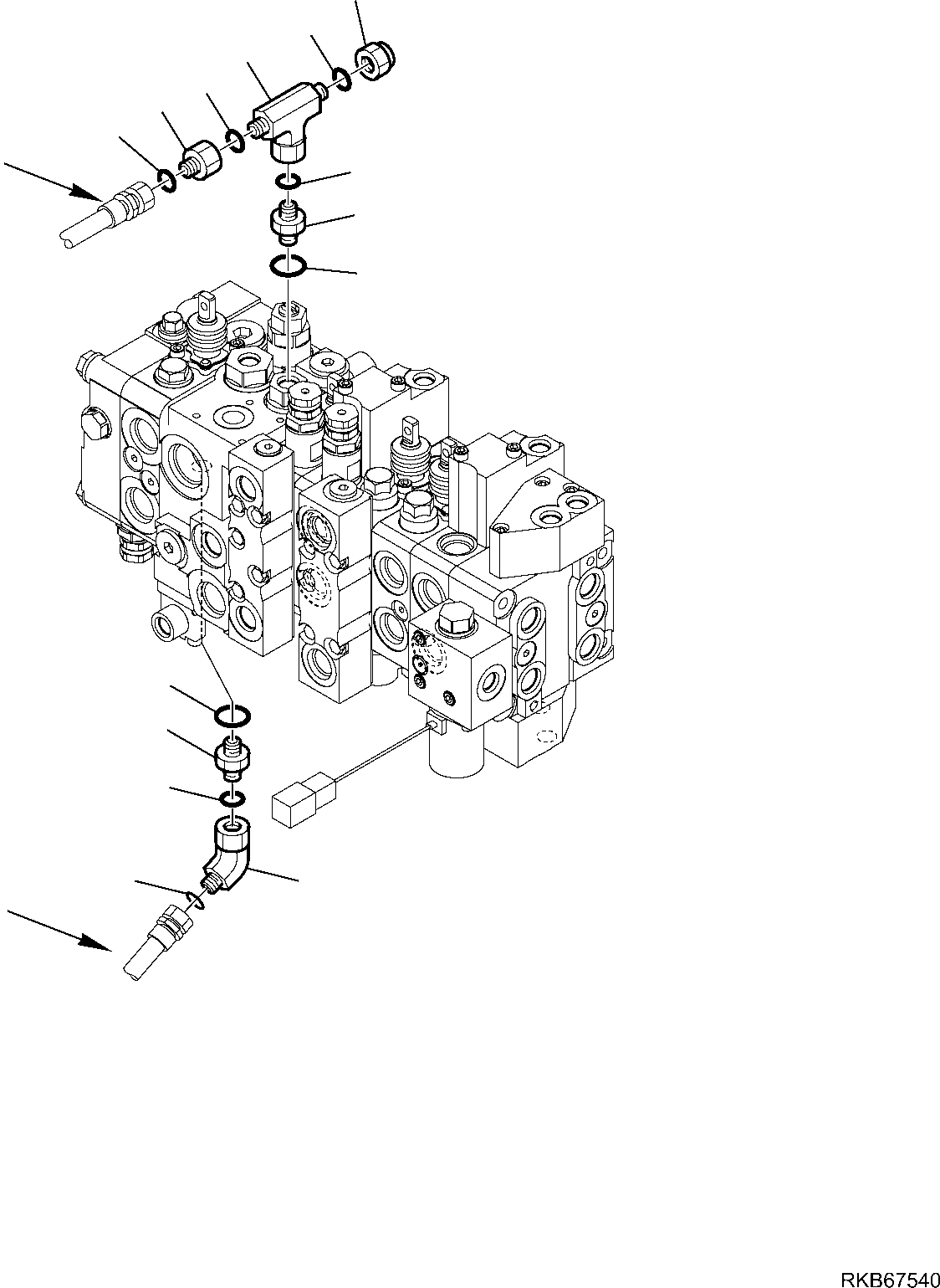 Part 135. HYDRAULIC PIPING (LOAD SENSING) (1/2) [6470]