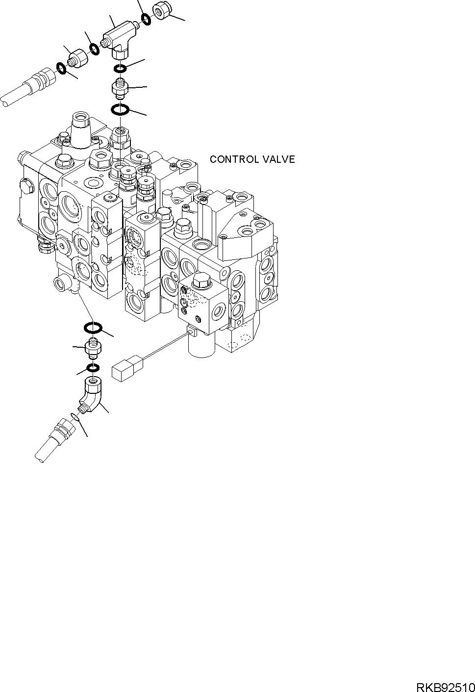 Part 136. HYDRAULIC PIPING (LOAD SENSING) (WITH BACKHOE PPC) (1/2) [6471]