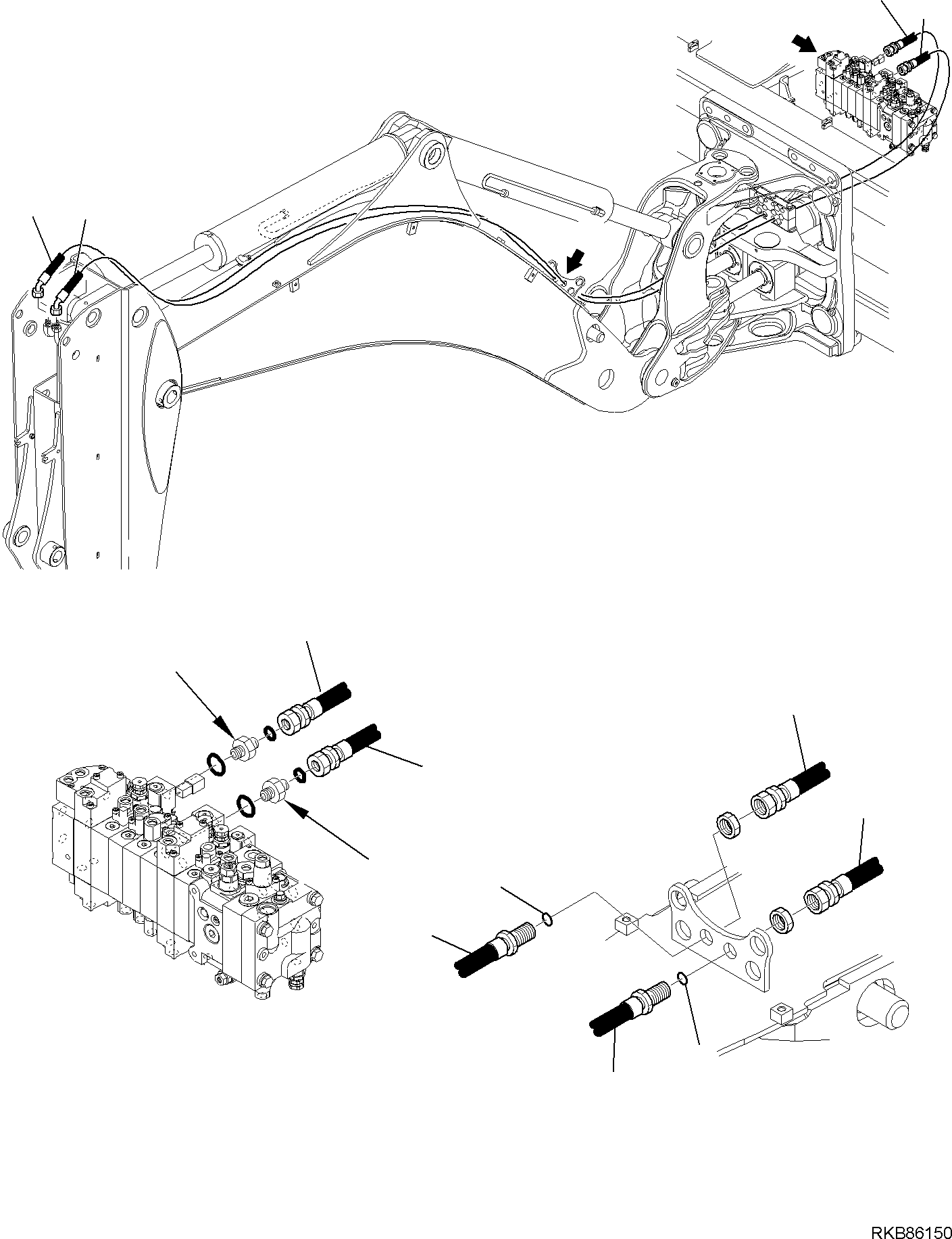 Part 198. HYDRAULIC PIPING (TELESCOPIC ARM LINE) [6761]