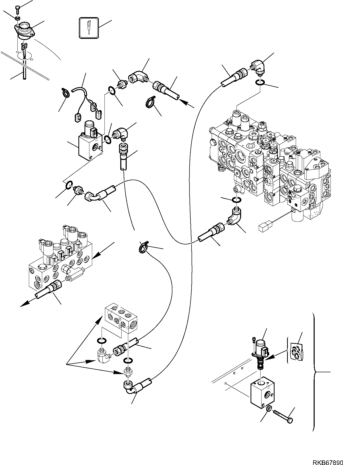 Part 206. HYDRAULIC PIPING (SERVOCONTROL LINE) (HAMMER LINE) [6775]