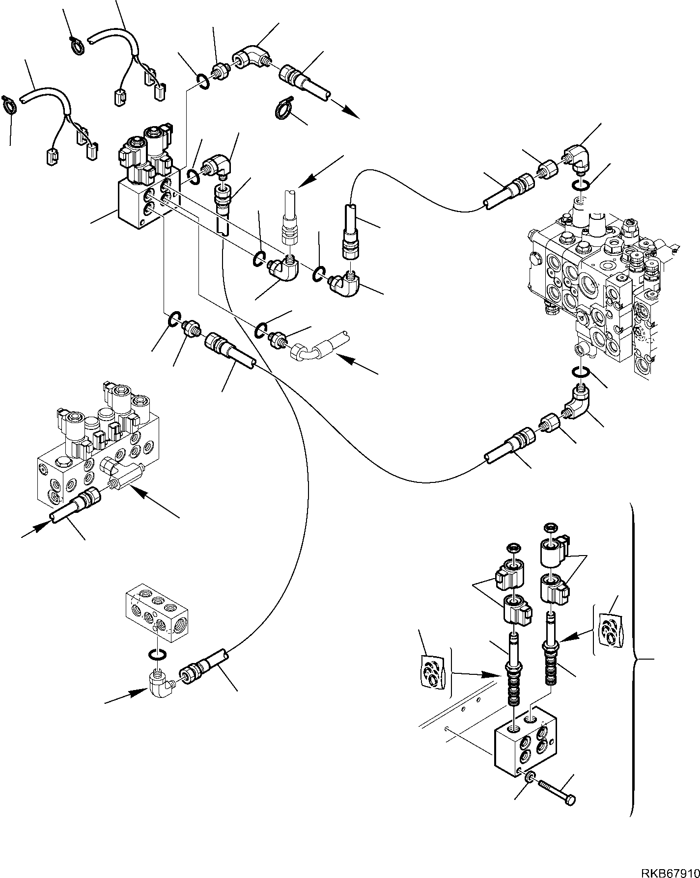 Part 232. HYDRAULIC PIPING (SERVOCONTROL LINE) (CUTTING AND ROTATING BUCKET) [6900]