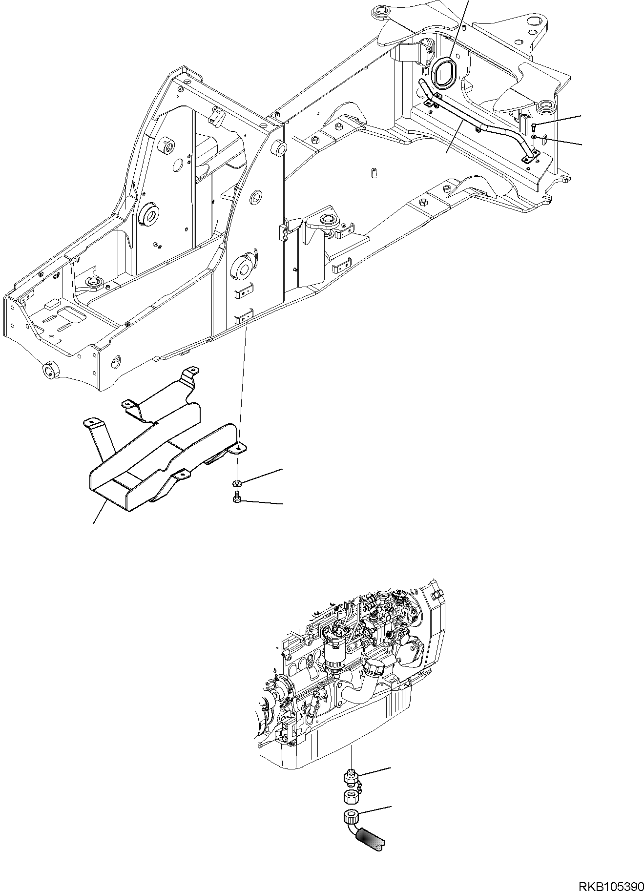 Part 4. HOSES BACKHOE PROTECTION (WITH PROPELLER SHAFT COVER) [3025]