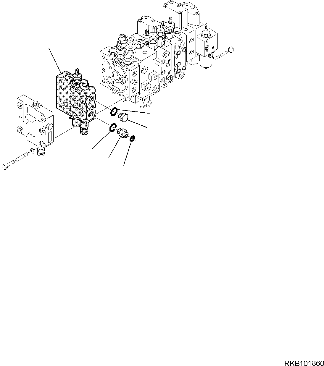 Part 26. 8-SPOOL CONTROL VALVE MECHANICAL CONTROLS (17/17) [6175]