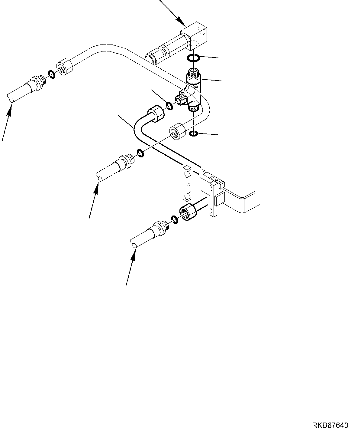 Part 41. HYDRAULIC PIPING (RETURN LINE) (4/5) [6424]