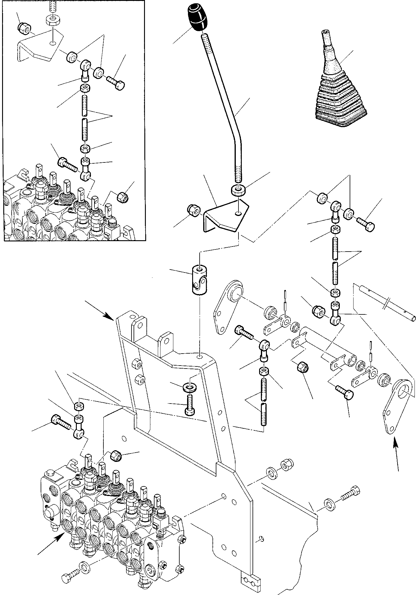 Part 9. BACKHOE CONTROL LEVERS - FKI LAYOUT CONTROL (2/2) [4430]