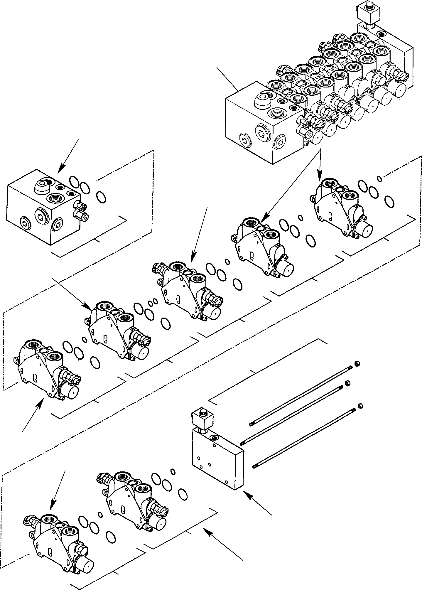 Part 28. CONTROL VALVE (7 SECTIONS) (FOR HAMMER) [6270]