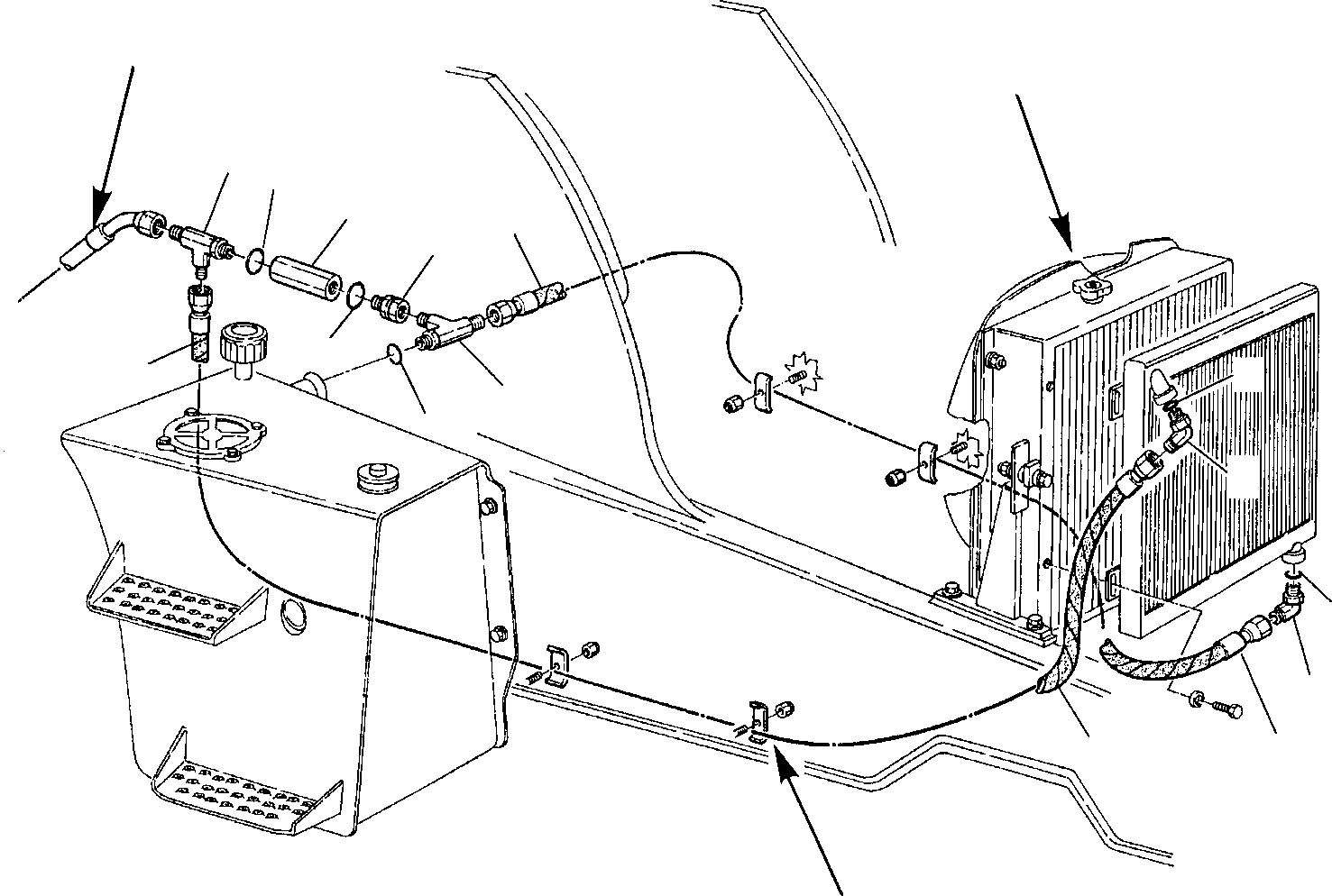 Part 41. HYDRAULIC PIPING (OIL COOLER AND RETURN LINE) (2/2) [6530]