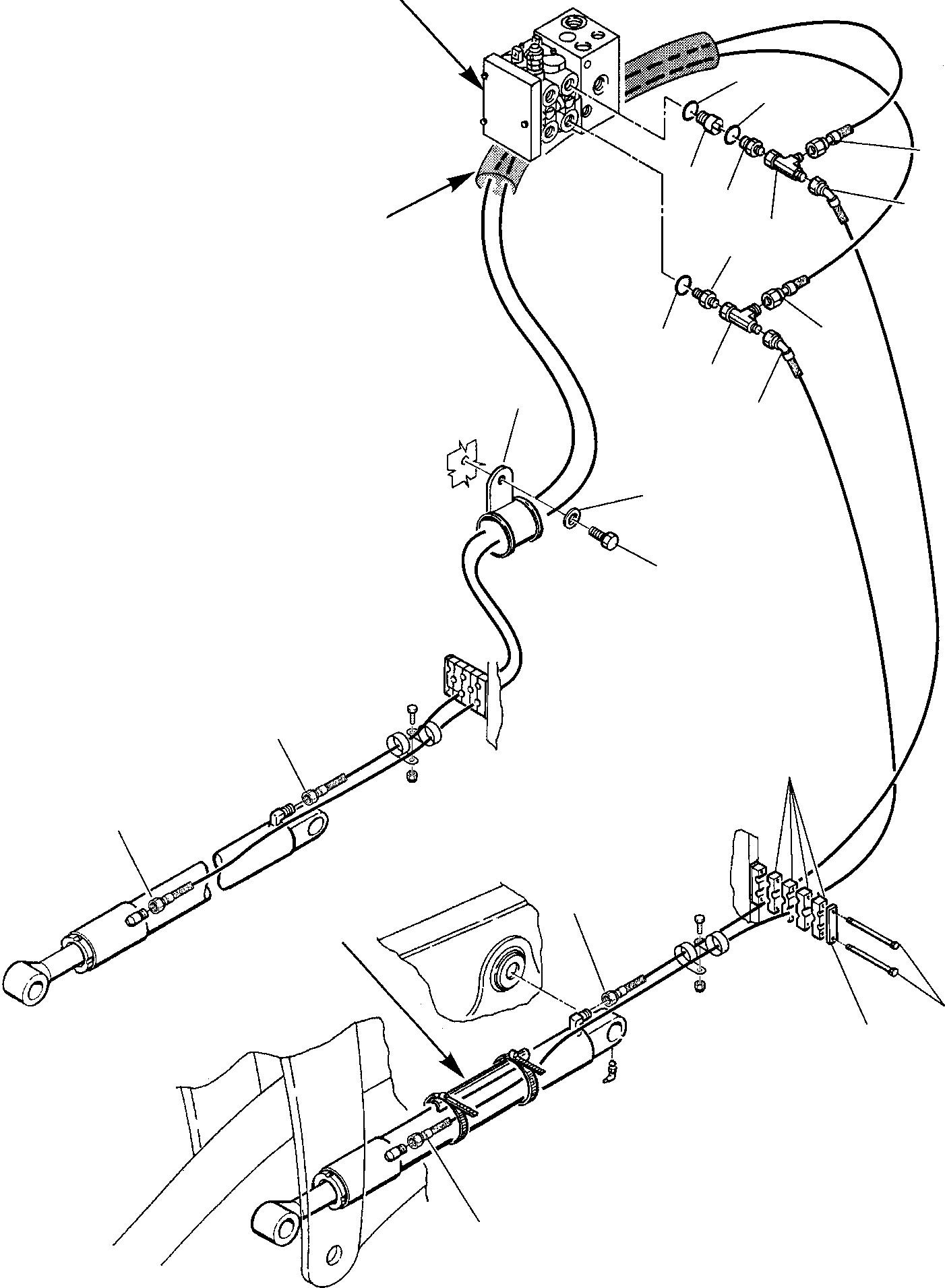 Part 45. HYDRAULIC PIPING (SHOVEL LIFTING CYLINDER LINE) (1/2) [6600]