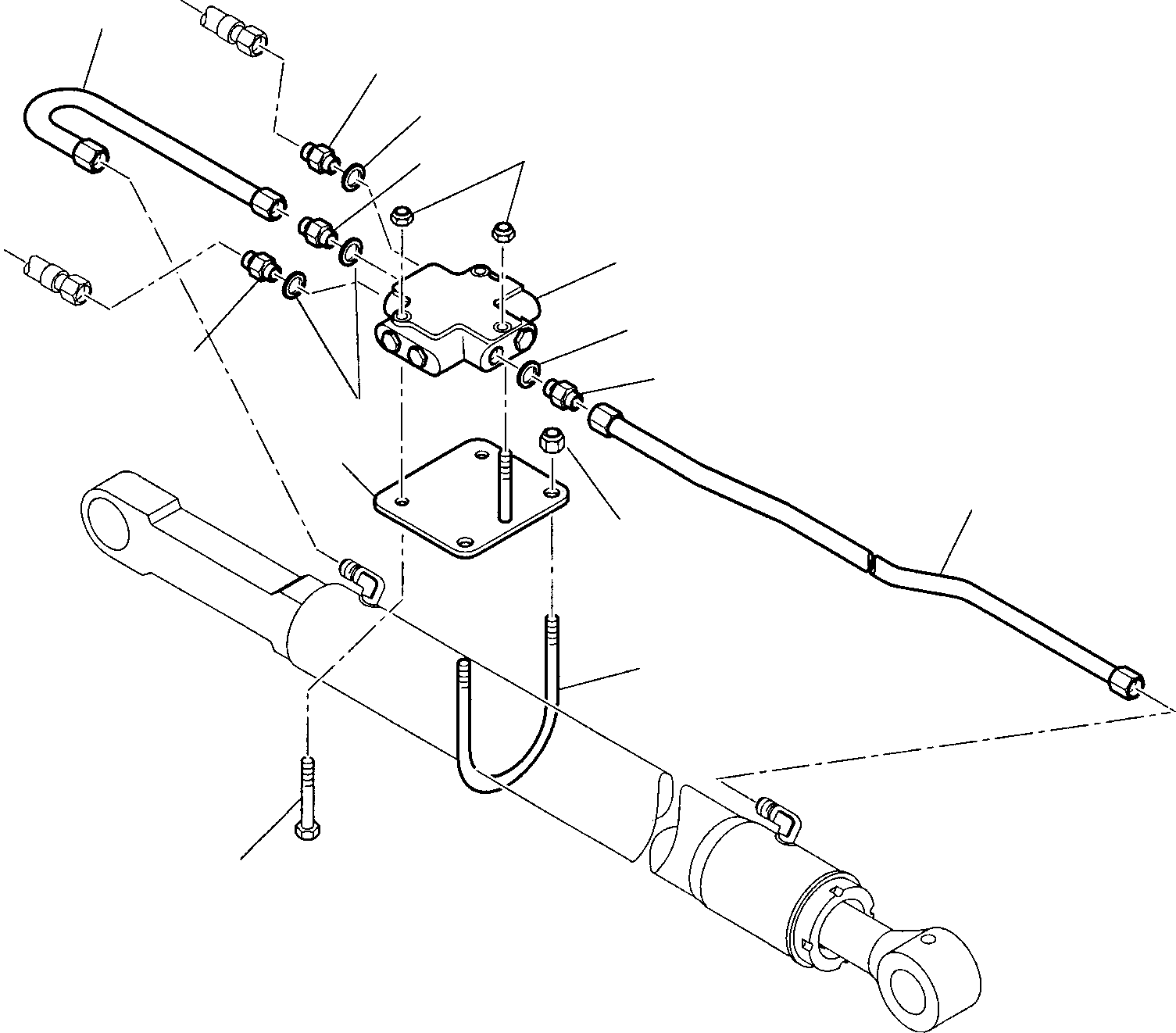 Part 50. HYDRAULIC PIPING (SHOVEL TIPPING CYLINDER) (SAFETY VALVE) [6630]