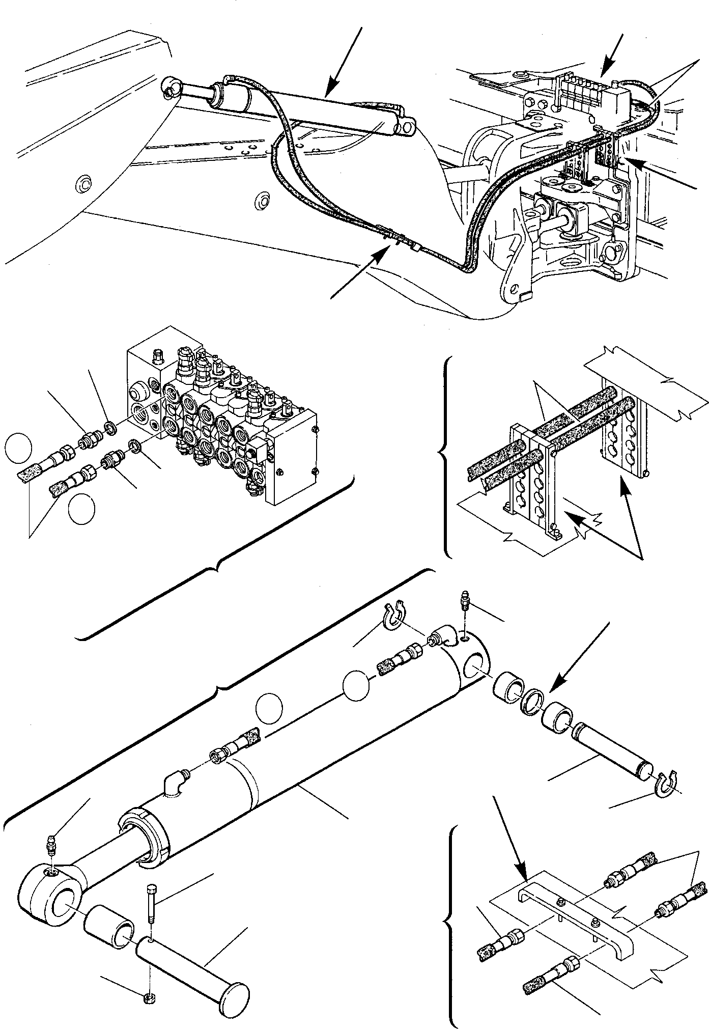 Part 57. HYDRAULIC PIPING (ARM CYLINDER LINE) [6730]