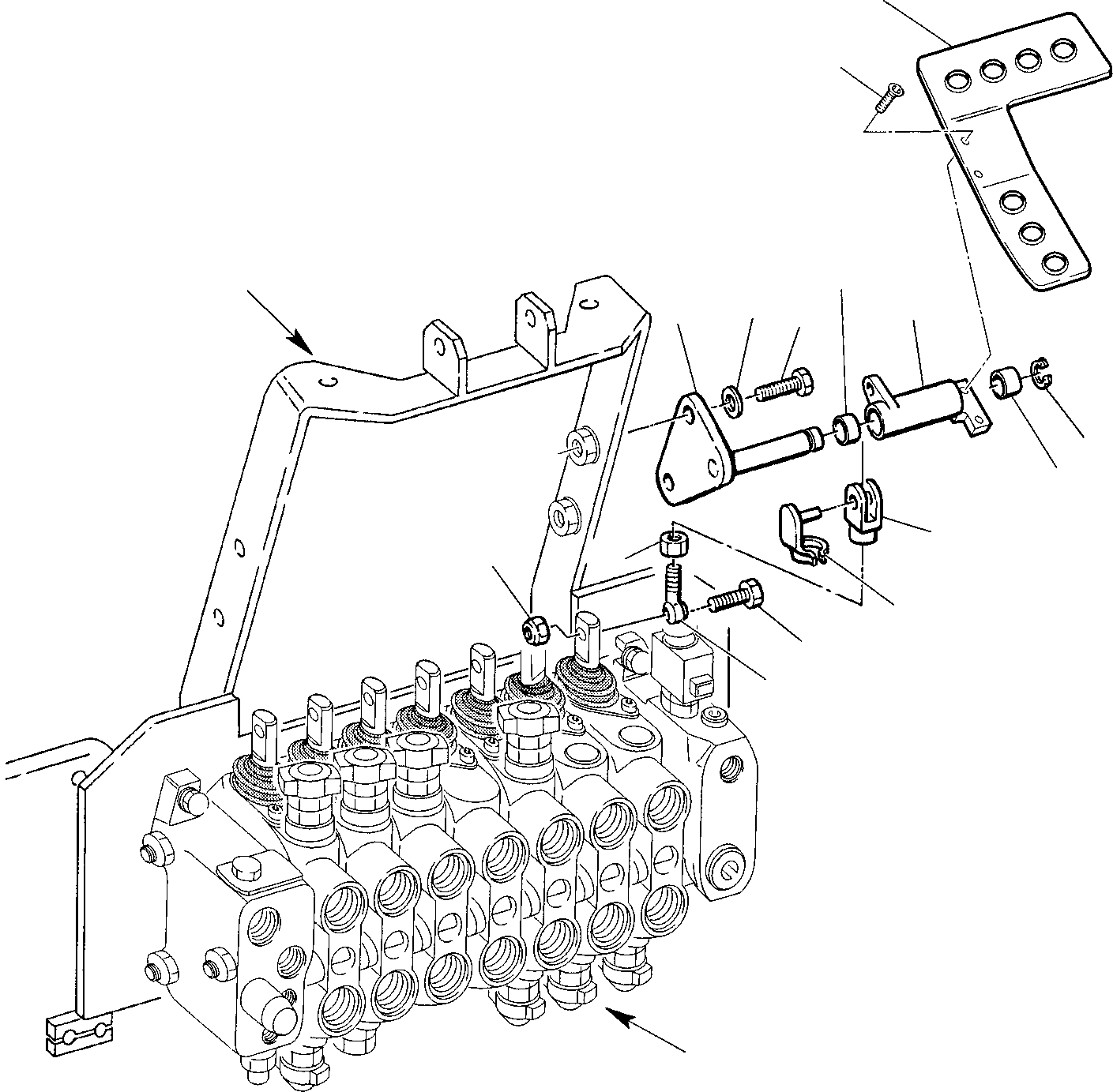 Part 13. BACKHOE CONTROL PEDAL (RIGHT SIDE) [4520]