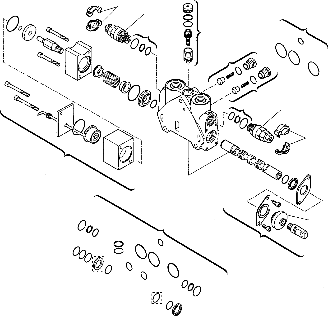 Part 12. SHOVEL CONTROL VALVE (WITH RETURN TO DIG) (4/4) [6245]