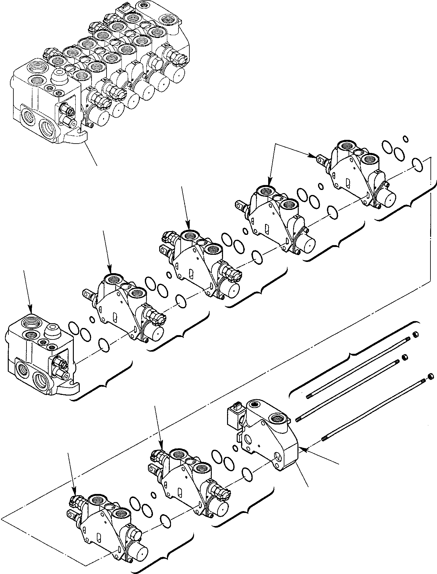 Part 19. BACKHOE CONTROL VALVE (1/8) [6290]