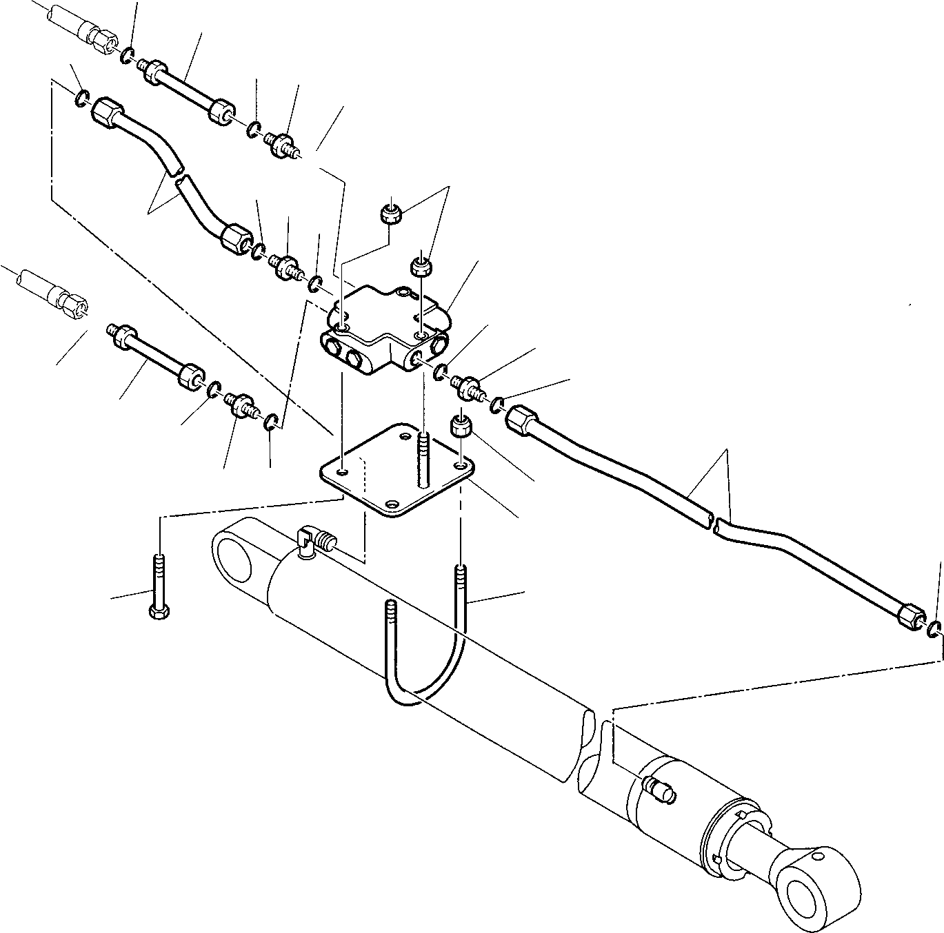 Part 43. HYDRAULIC PIPING (SHOVEL LIFTING CYLINDER) (SAFETY VALVE) [6620]