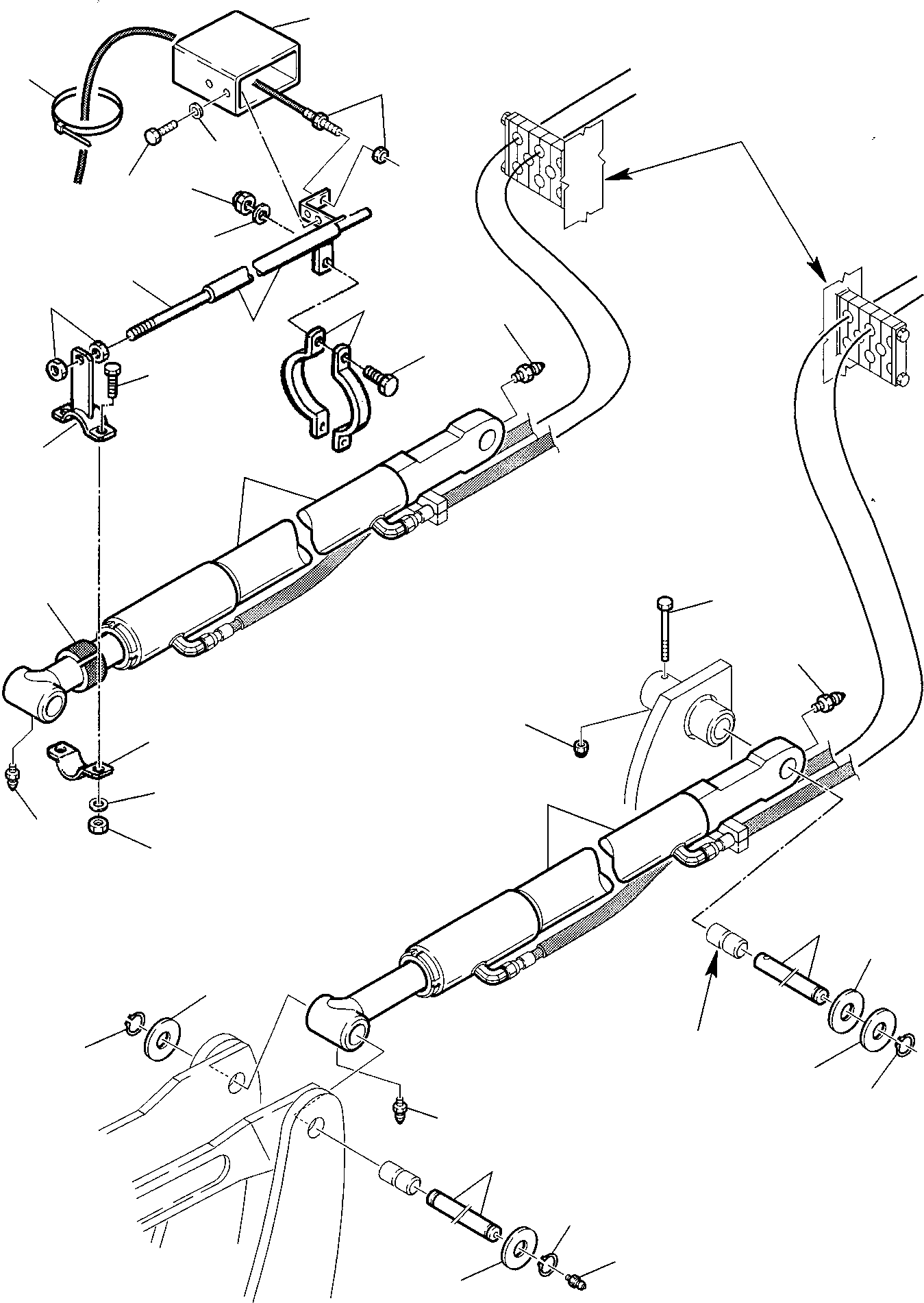 Part 46. HYDRAULIC PIPING (SHOVEL TIPPING CYLINDER) (2/2) [6640]