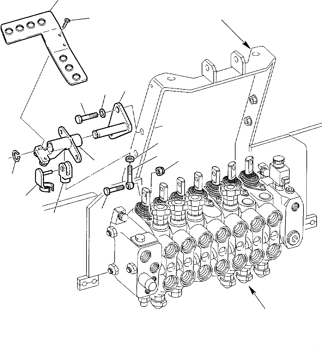 Part 11. BACKHOE CONTROL PEDAL (LEFT SIDE) [4500]