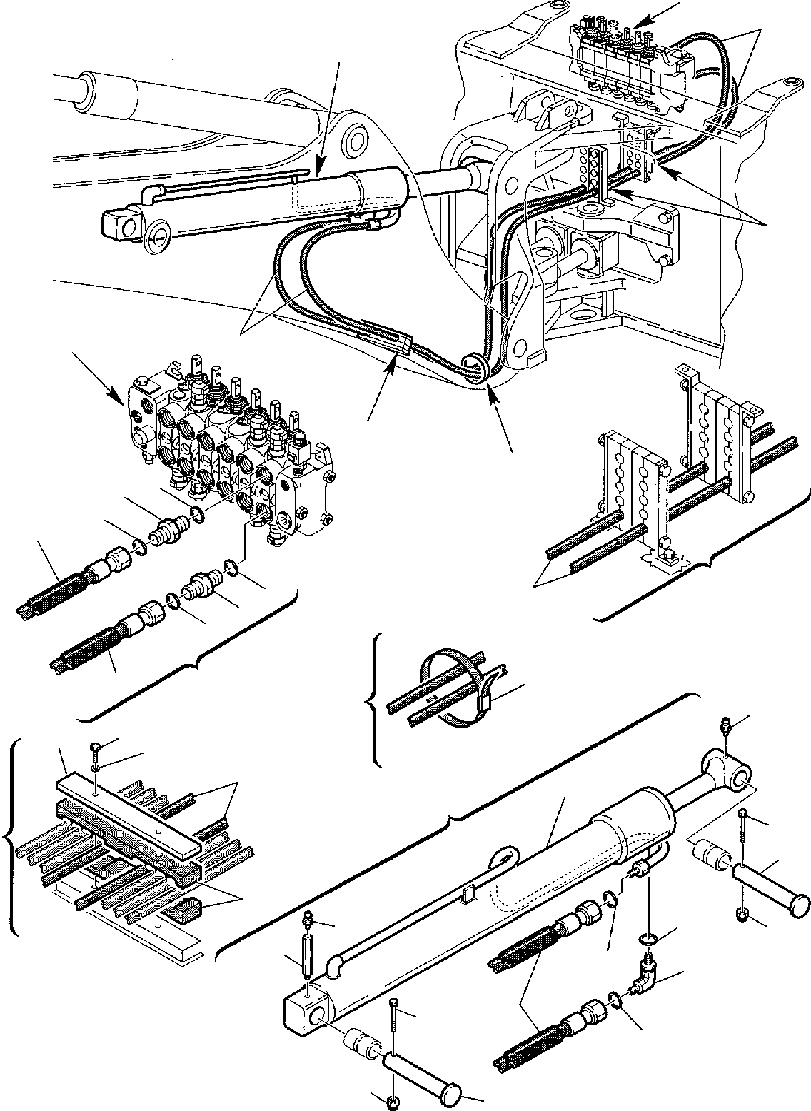 Part 56. HYDRAULIC PIPING (BOOM CYLINDER LINE) [6720]