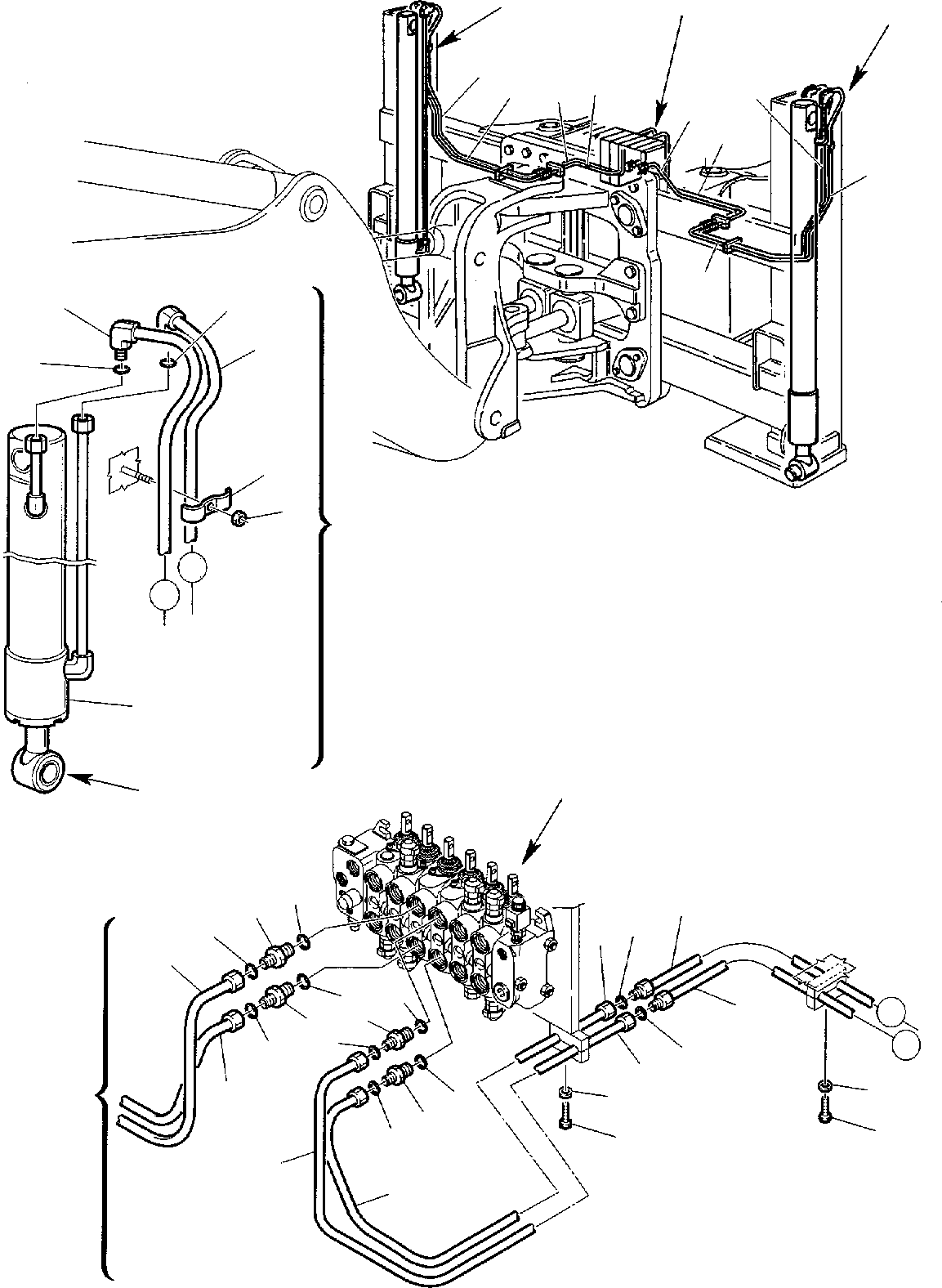 Part 64. HYDRAULIC PIPING (VERTICAL OUTRIGGER CYLINDER LINE) [6780]