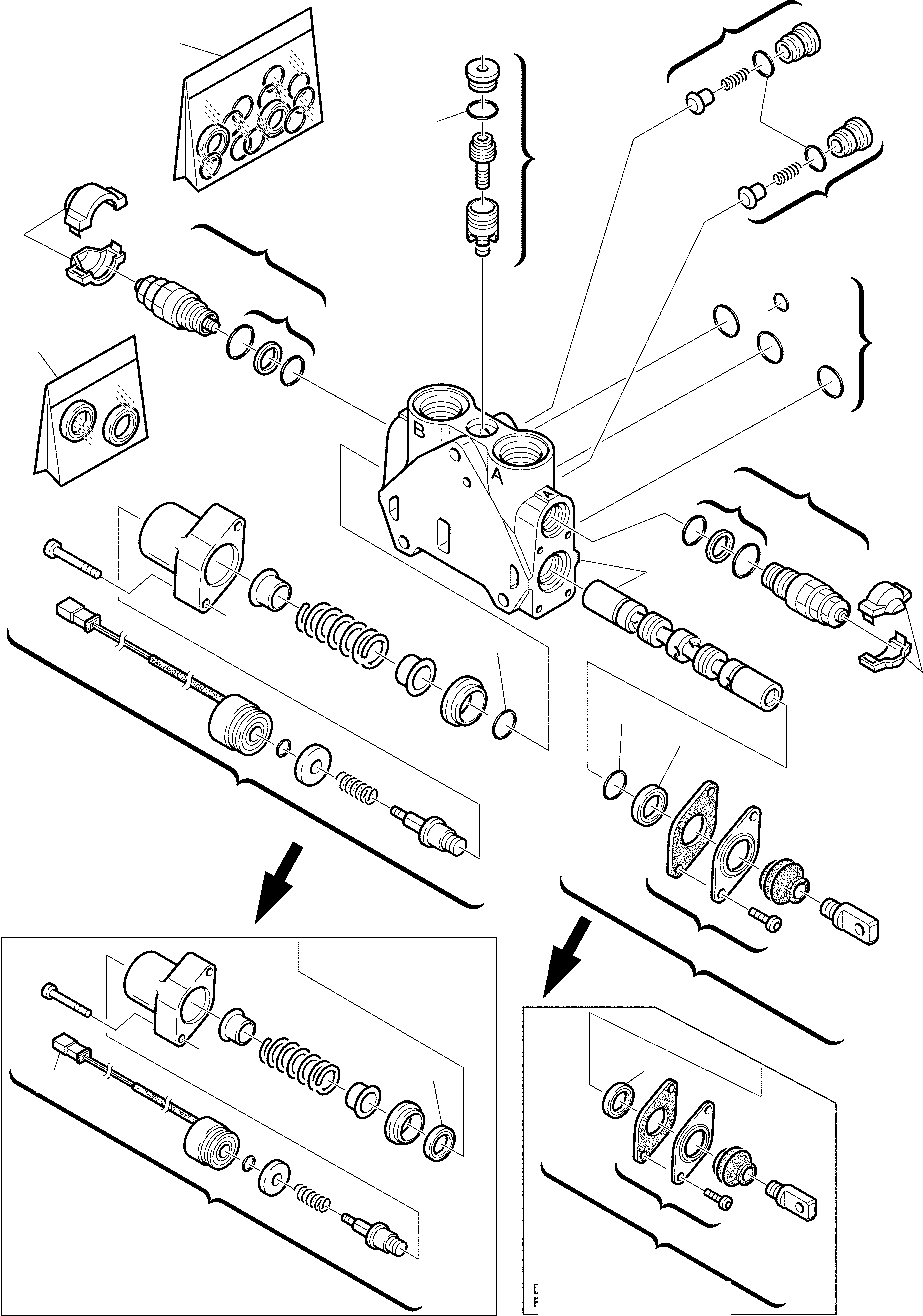 Part 16. SHOVEL CONTROL VALVE (WITH RETURN TO DIG) (4/4) [6245]