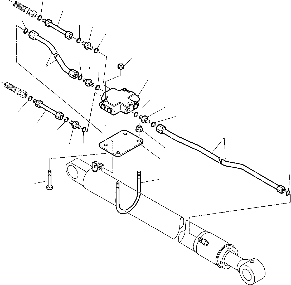 Part 56. HYDRAULIC PIPING (SHOVEL LIFTING CYLINDER) (SAFETY VALVE) (OPTIONALS) [6620]