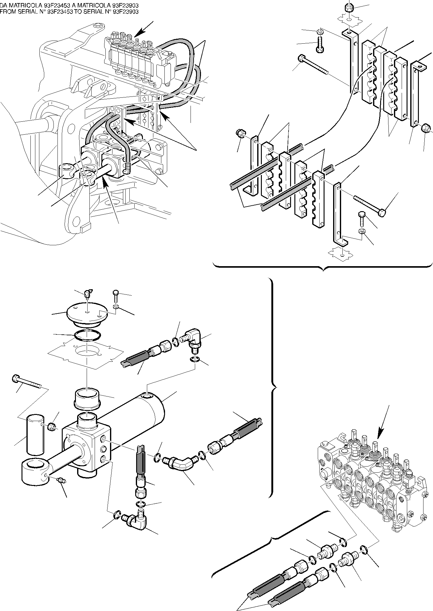 Part 69. HYDRAULIC PIPING (BOOM SWING CYLINDER LINE) [6700]