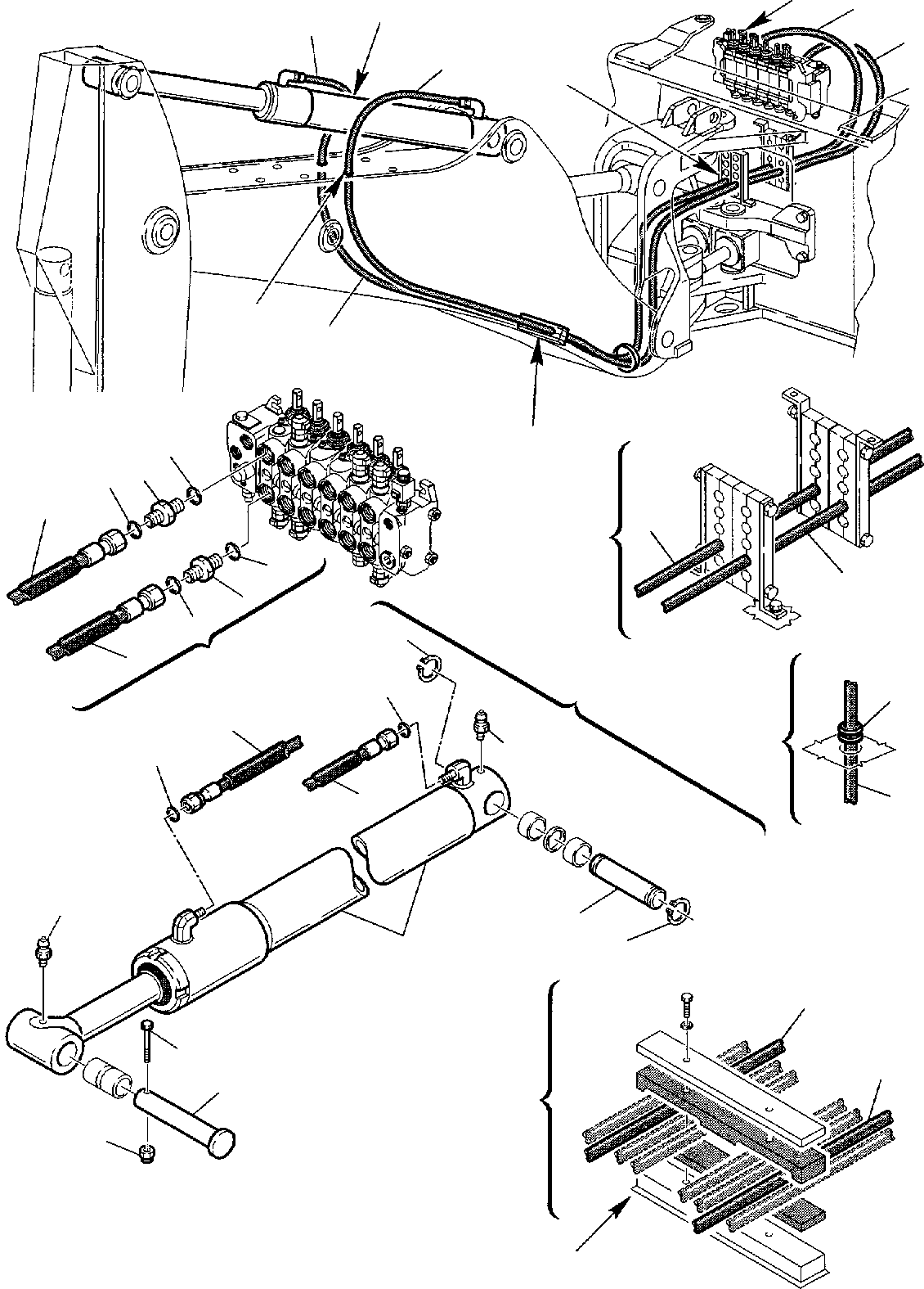 Part 74. HYDRAULIC PIPING (ARM CYLINDER LINE) [6730]