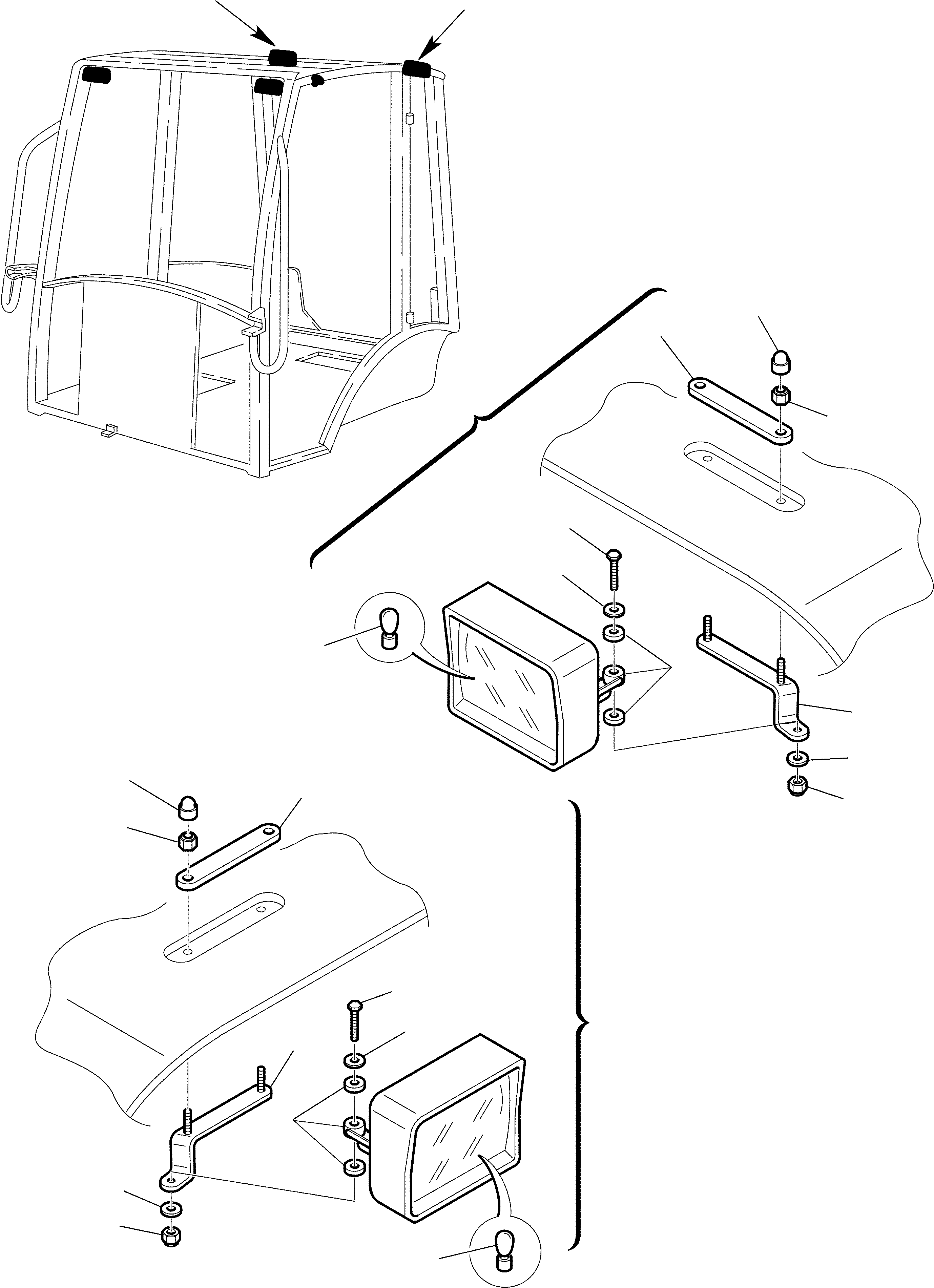 Part 24. CABIN - REAR WORK LIGHTS (16/16) [5275]