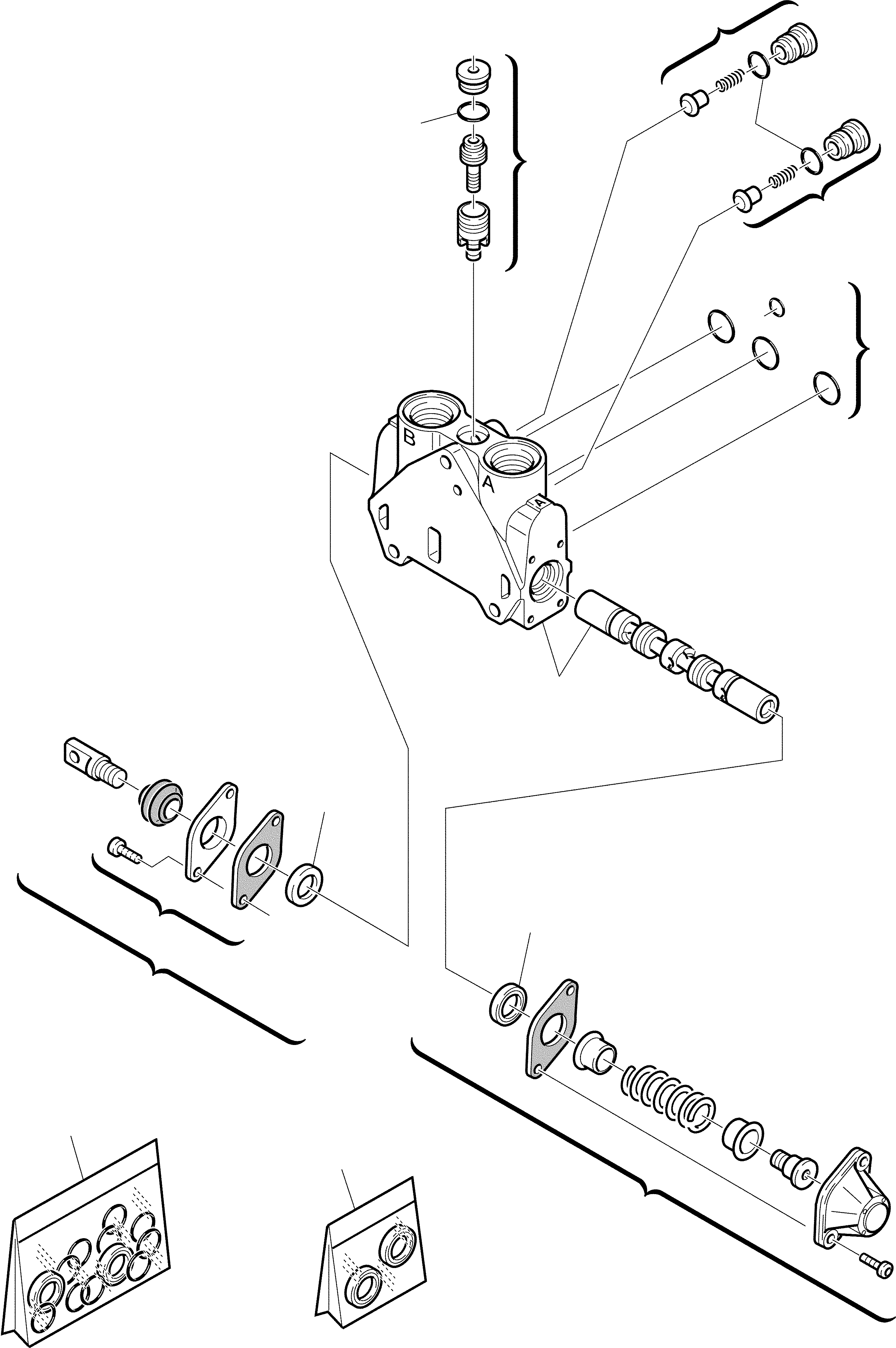 Part 25. BACKHOE CONTROL VALVE (5/8) [6190]