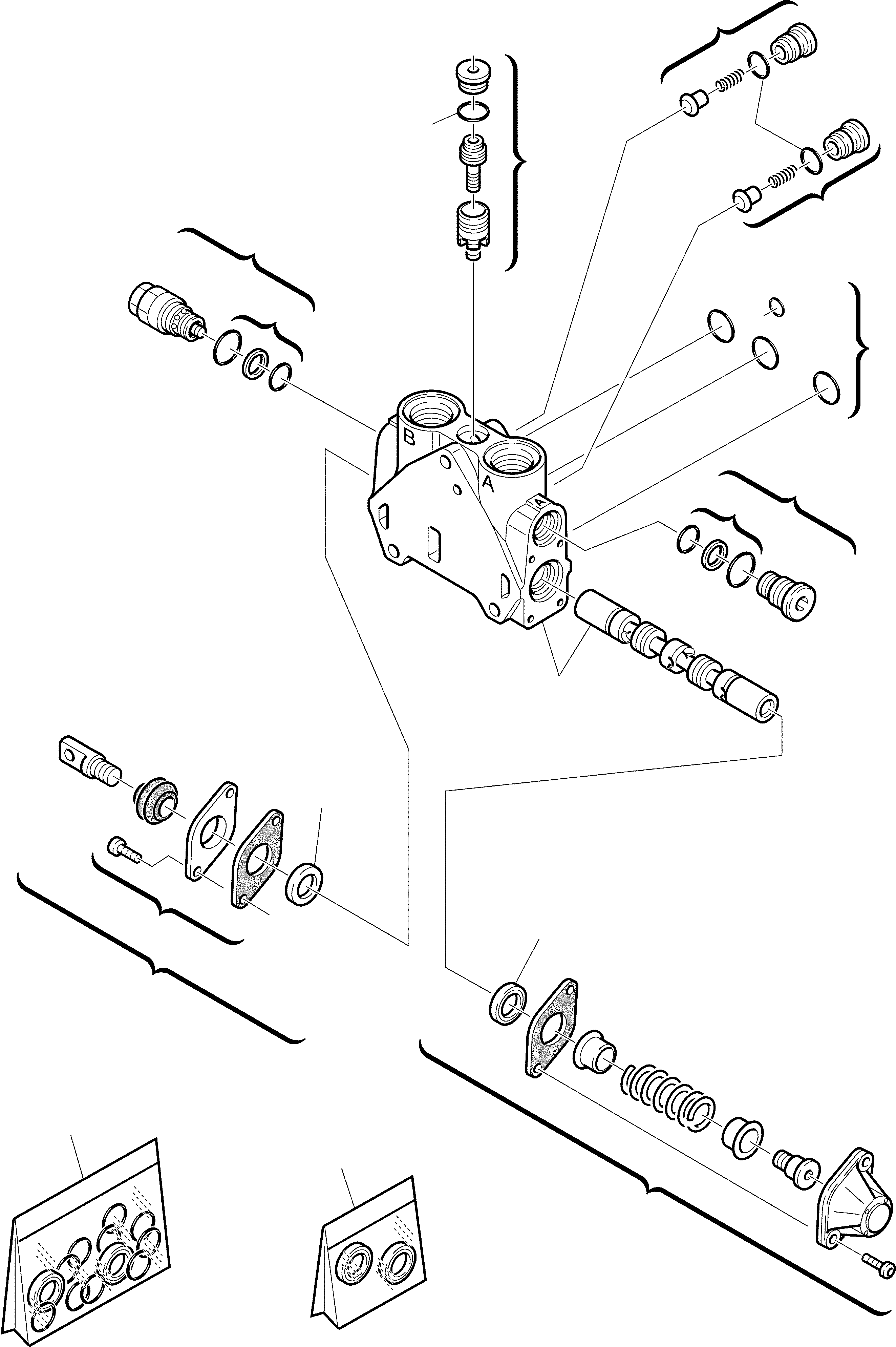 Part 32. BACKHOE CONTROL VALVE (FOR TELESCOPIC) (2/2) [6235]