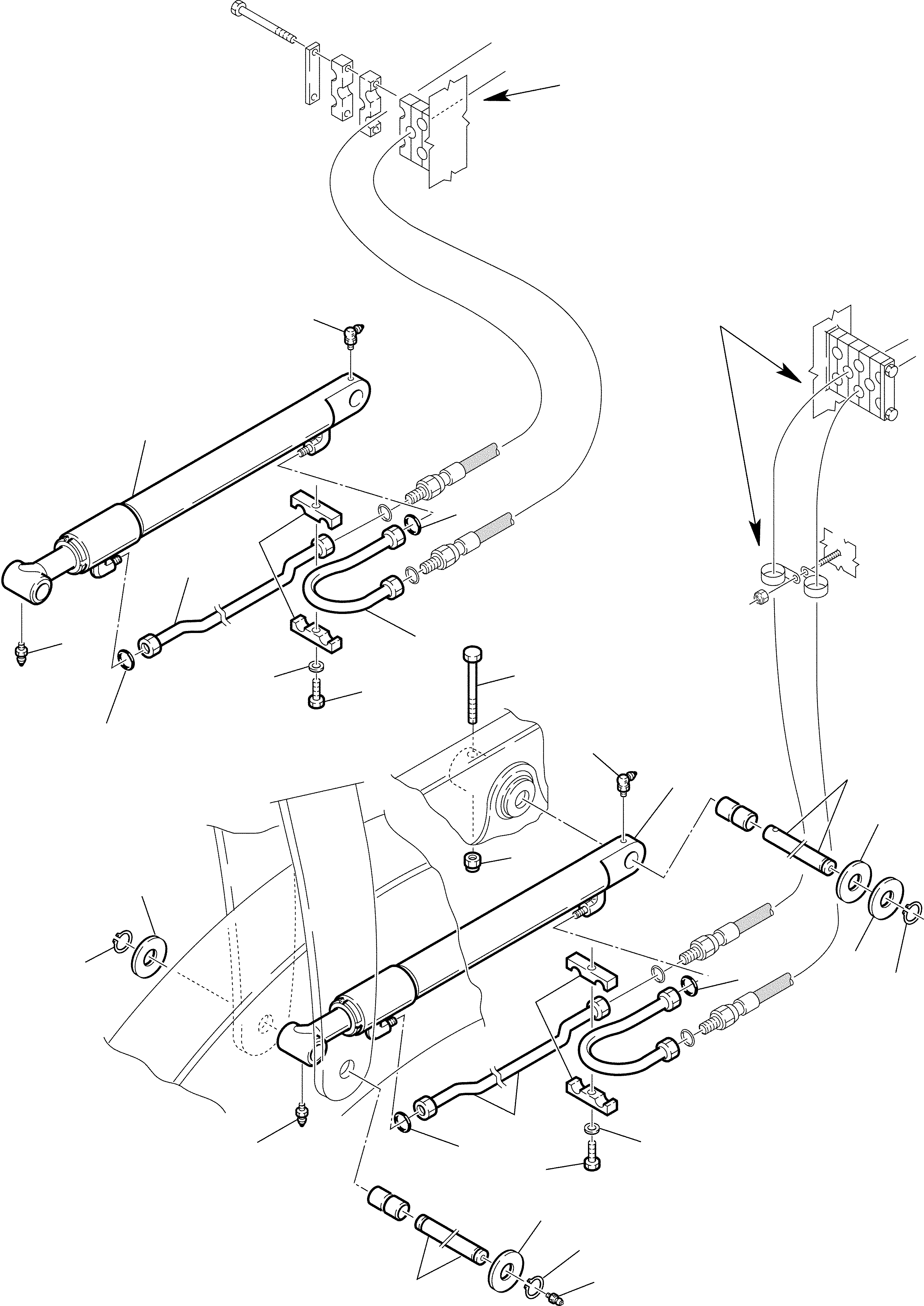 Part 68. HYDRAULIC PIPING (SHOVEL LIFTING CYLINDER LINE) (2/2) [6415]