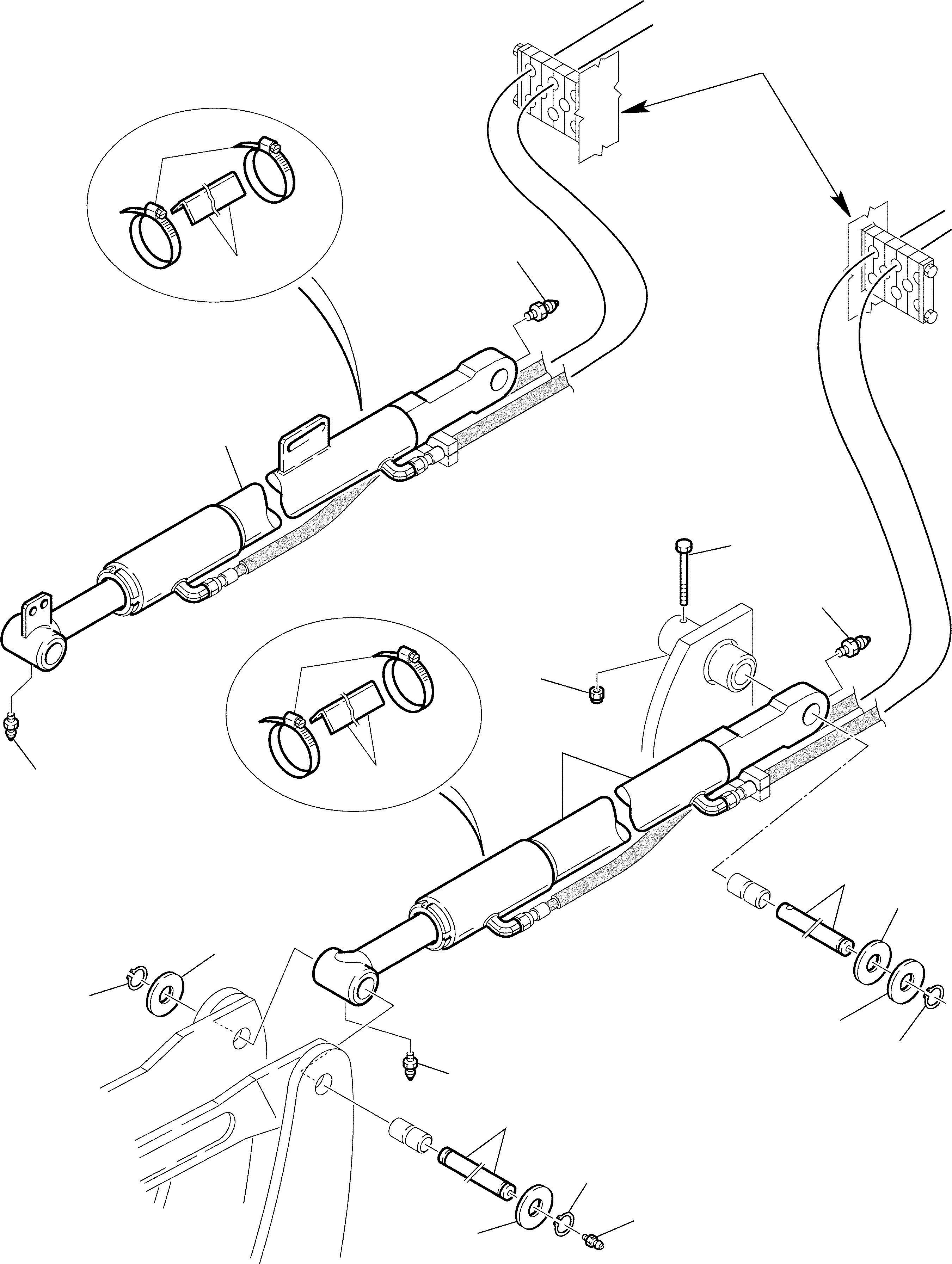 Part 71. HYDRAULIC PIPING (SHOVEL TIPPING CYLINDER LINE) (2/2) [6435]