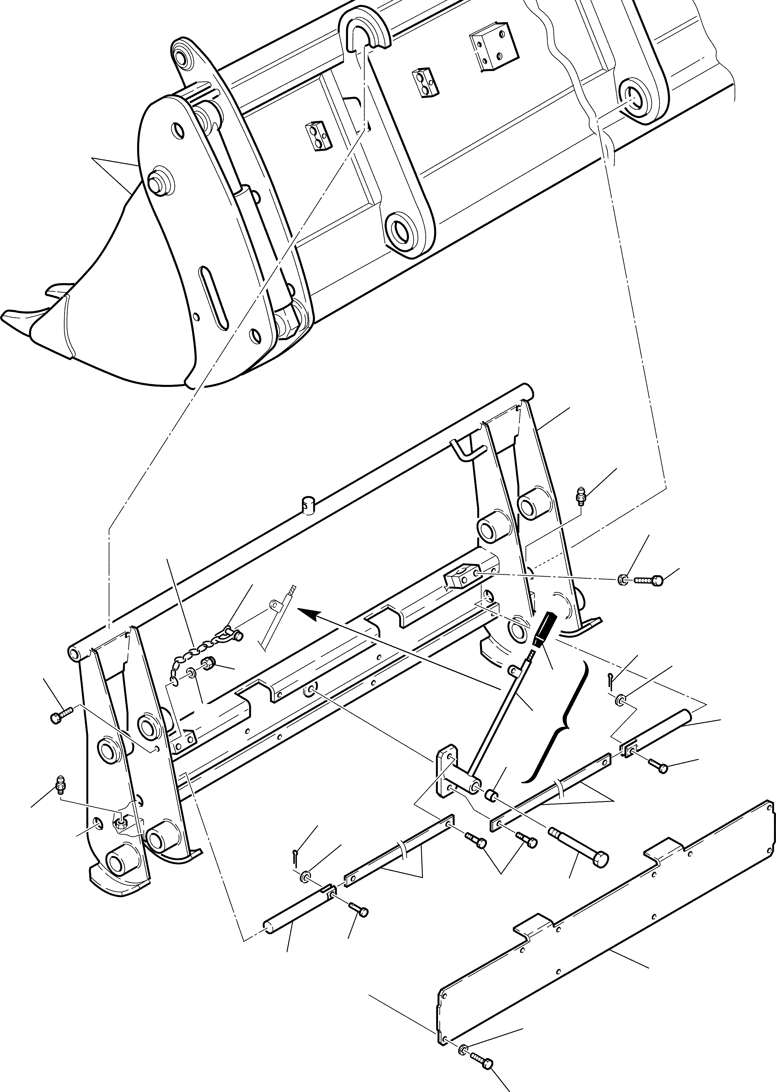 Part 12. QUICK MECHANICAL COUPLING FOR B HYDRA UCKET 4 IN 1 (OPTIONAL) [7130]