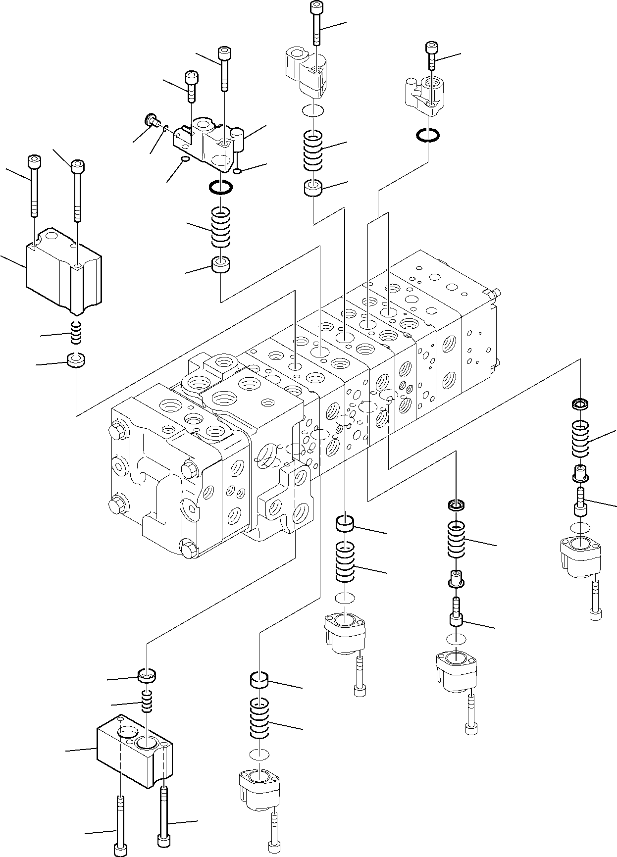 Part 6274. 10-SPOOL CONTROL VALVE (WITH BACKHOE PPC) (8/16) [6274]