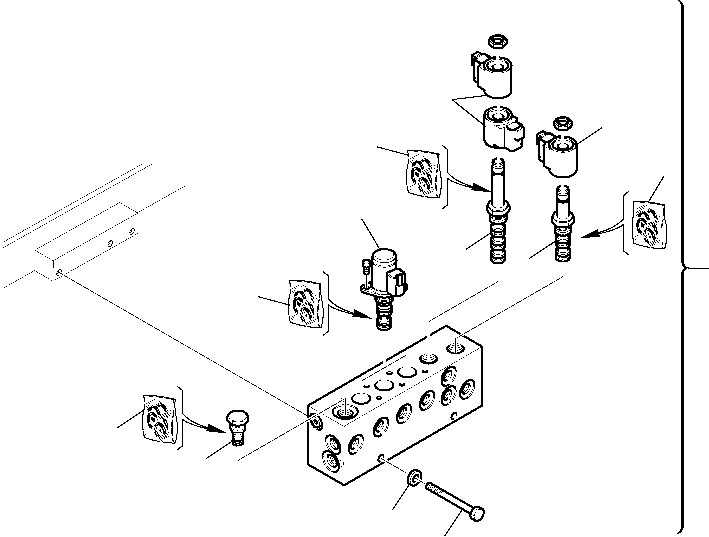 Part 6360. SERVOCONTROL FEED UNIT (WITH BUCKET 4 IN 1) (WITH BACKHOE PPC) [6360]