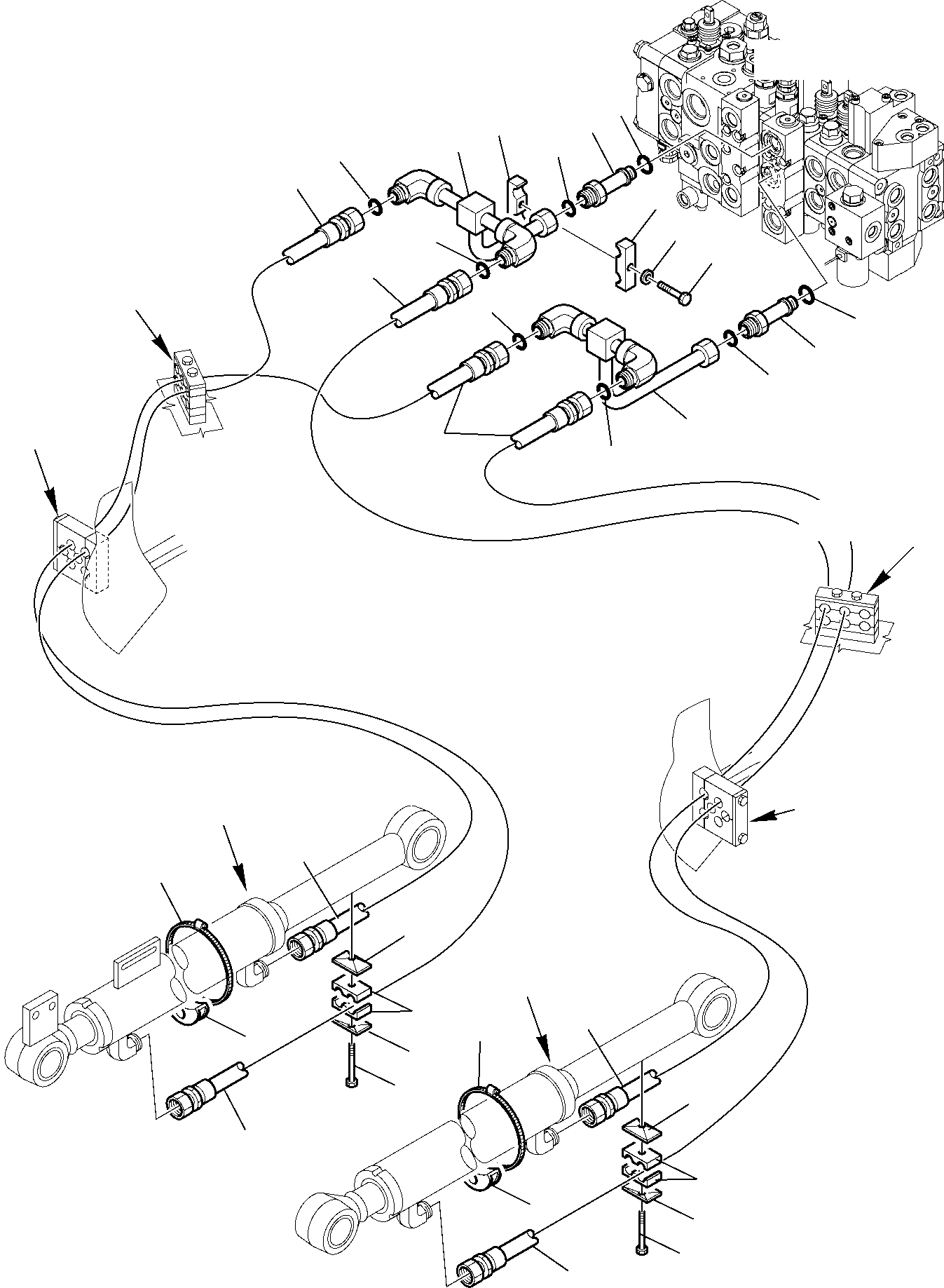 Part 6610. HYDRAULIC PIPING (BUCKET TIPPING) [6610]