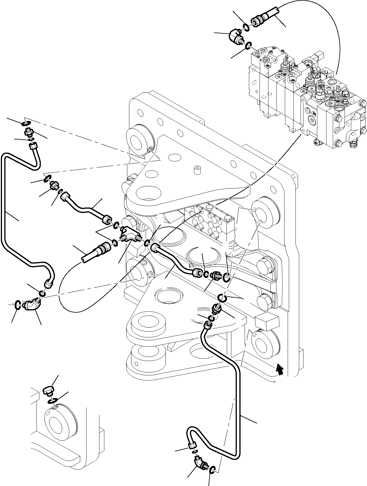 Part 6712. HYDRAULIC PIPING (HYDRAULIC SLIDING PLATE LOCKING LINE) [6712]