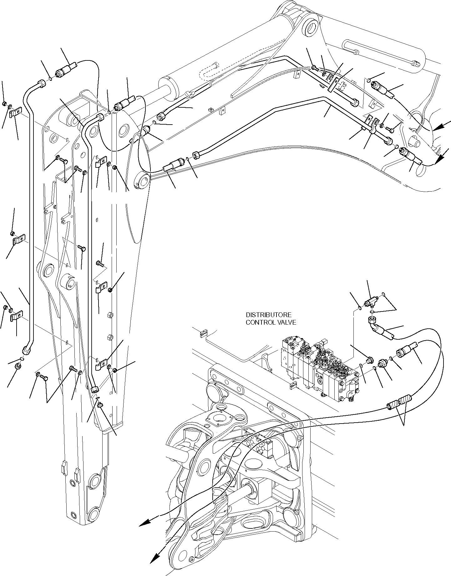 Part 6780. HYDRAULIC PIPING (HAMMER LINE) (WITH TELESCOPIC ARM) [6780]